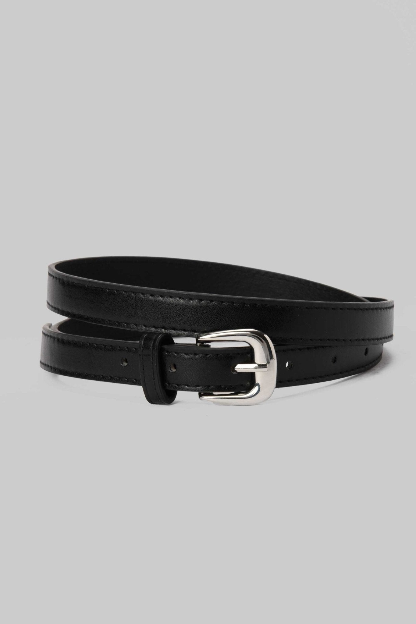 Belt | Dark Brown Western Engraved Silver Buckle Belt CZBELT - Cizaro Jeans