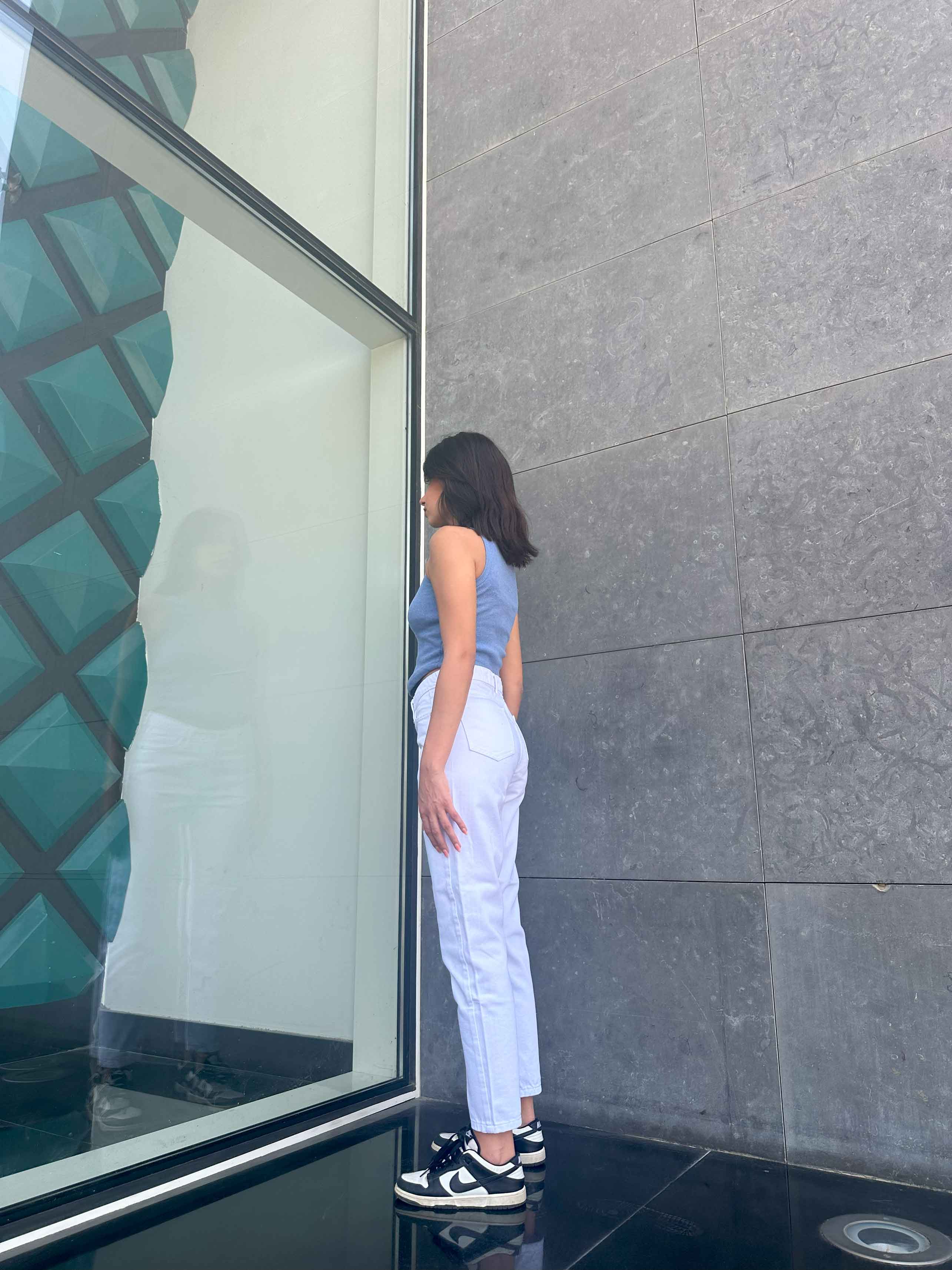 Mom Fit - White. Mom-Fit CIZARO - Cizaro Jeans