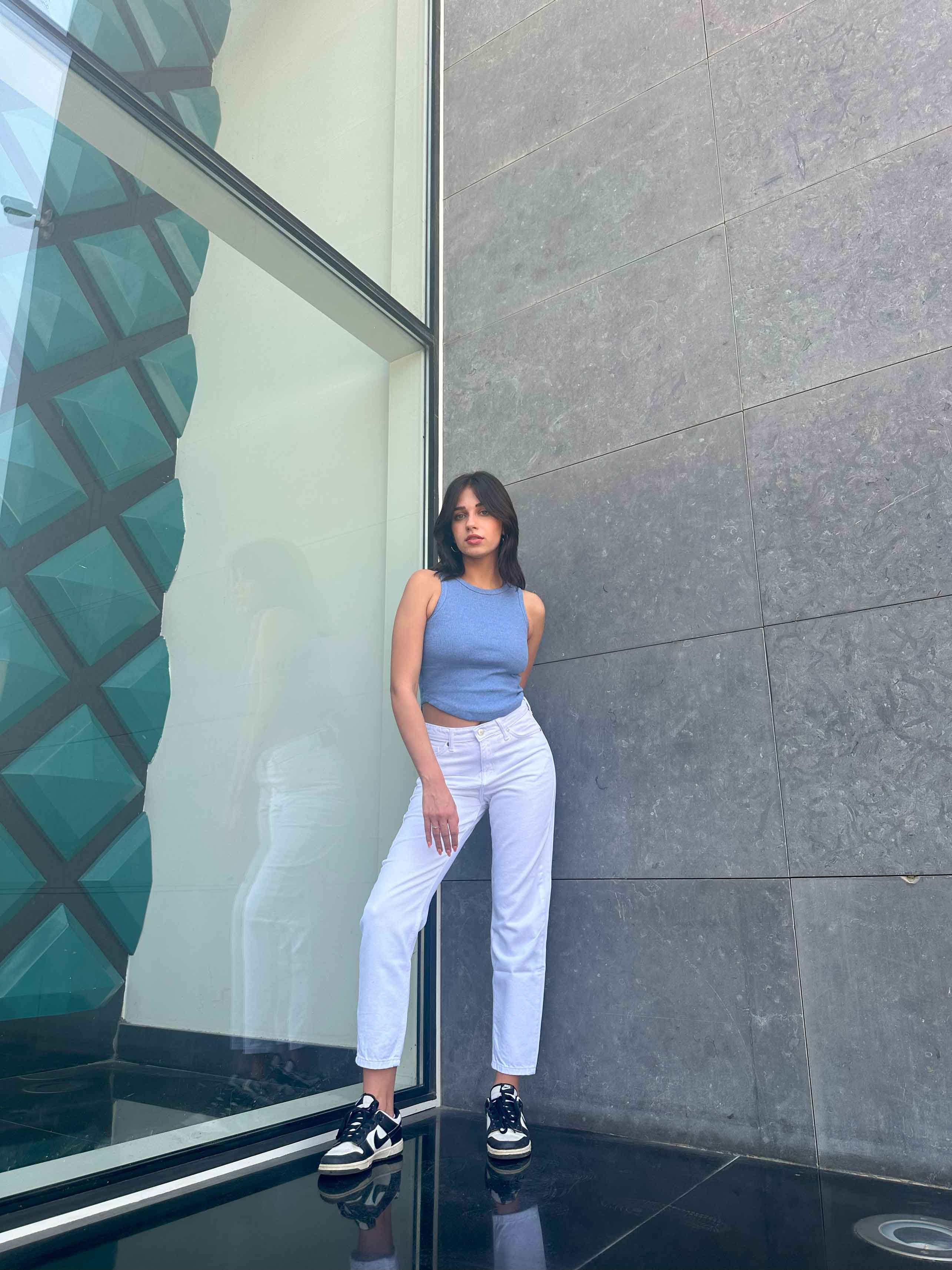 Mom Fit - White. Mom-Fit CIZARO - Cizaro Jeans