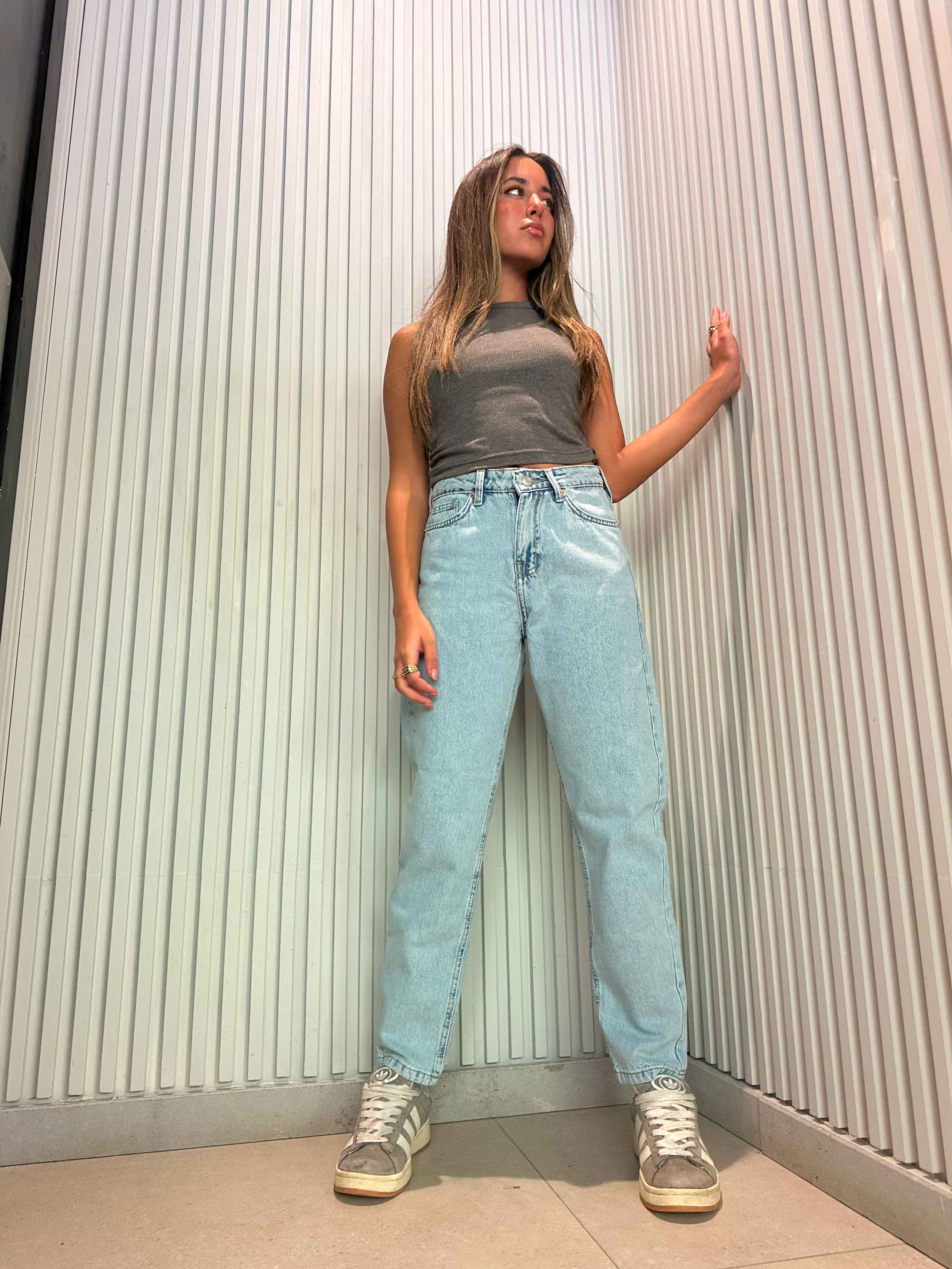 Mom-Fit - Light Iced Blue Jeans. Mom-Fit CIZARO - Cizaro Jeans