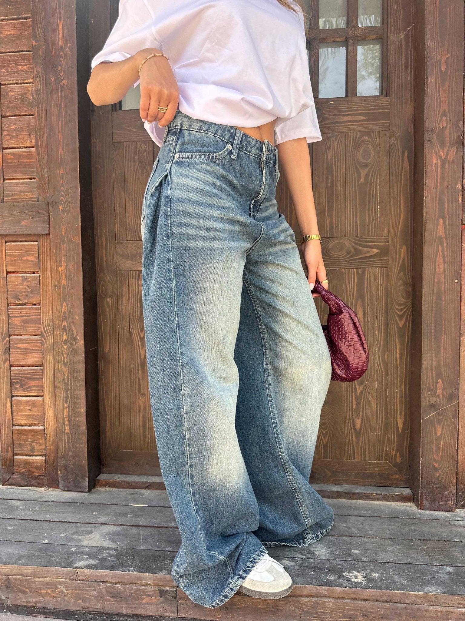 Super Baggy - Retro Blue Jeans Baggy CIZARO - Cizaro Jeans