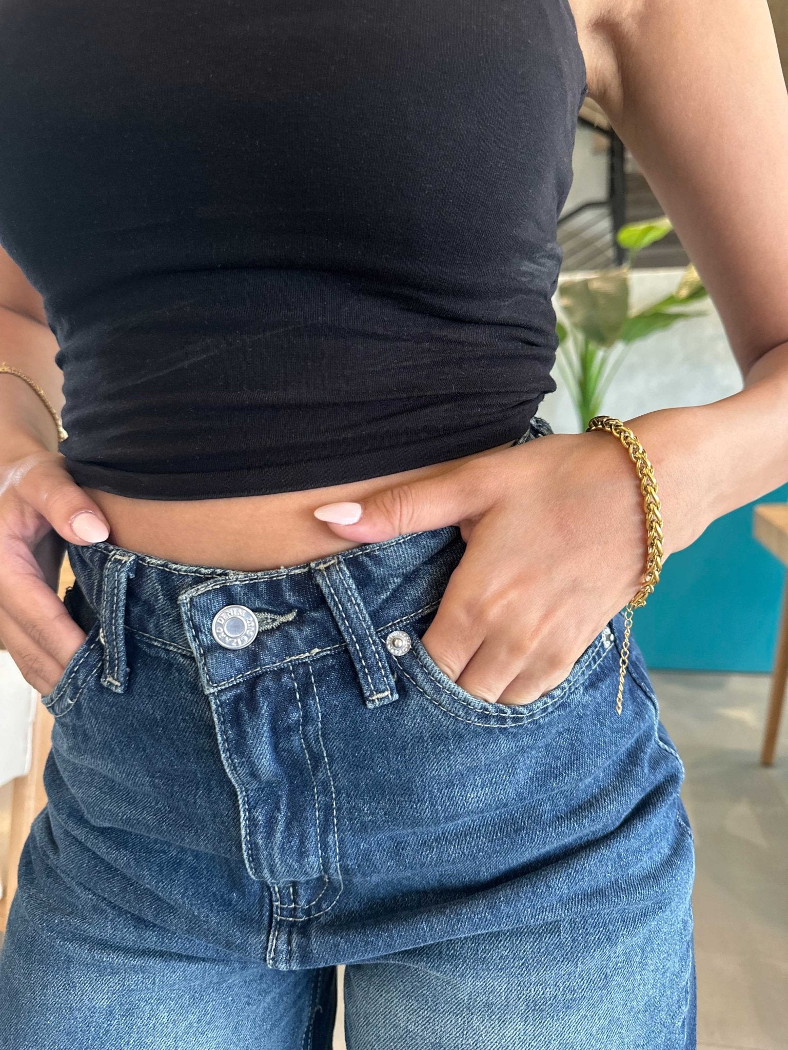 Balloon | High-Waist Midnight Washed Vintage Blue Jeans Baggy CIZARO - Cizaro Jeans