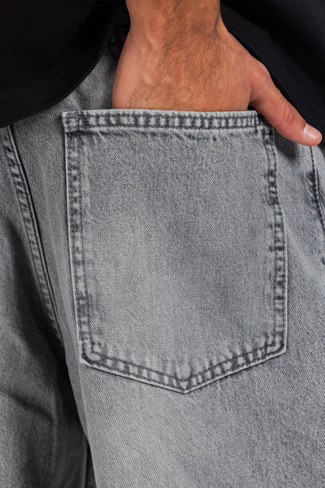 Baggy – Light Grey Jeans Baggy-Man CIZARO - Cizaro Jeans