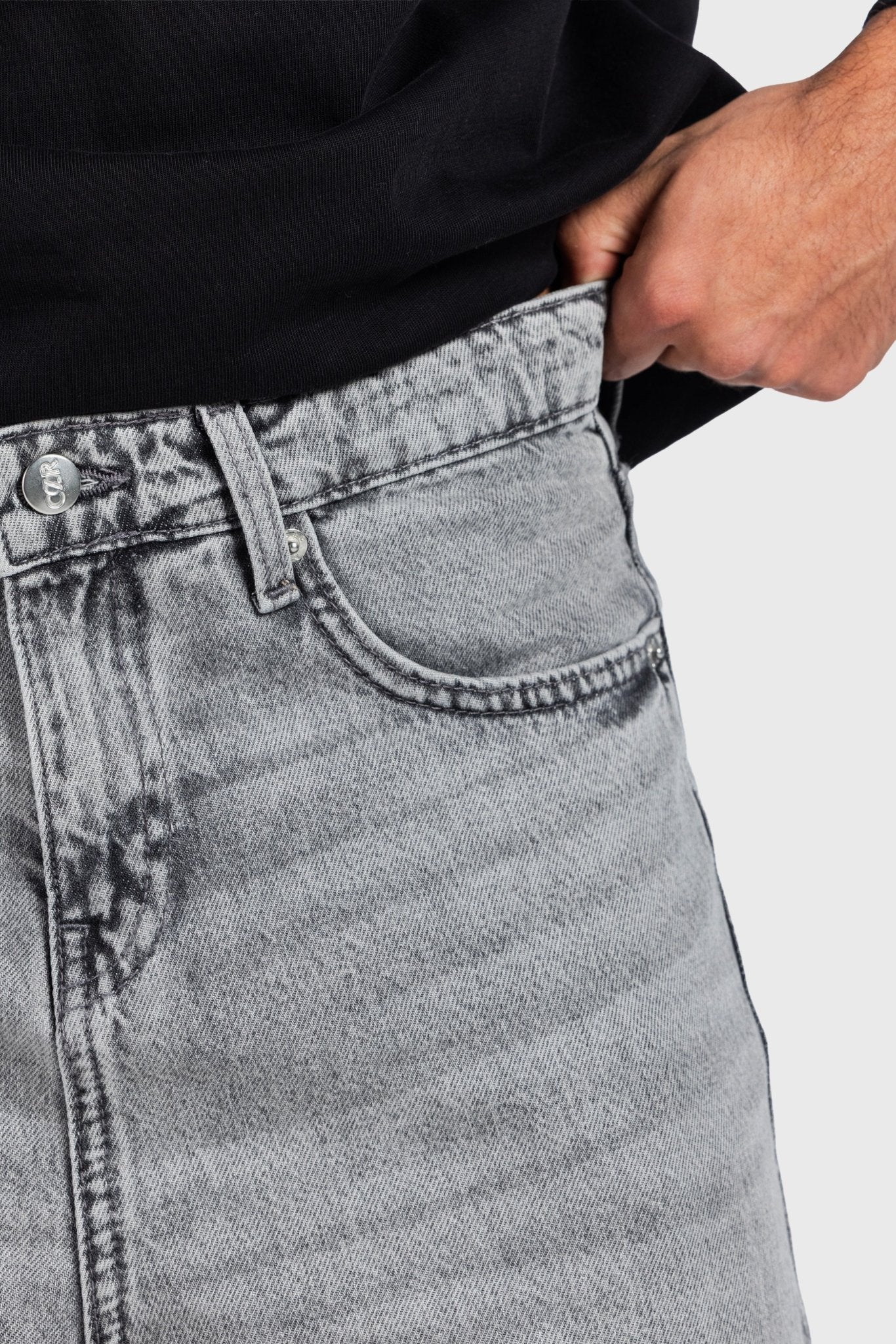 Baggy – Light Grey Jeans Baggy-Man CIZARO - Cizaro Jeans