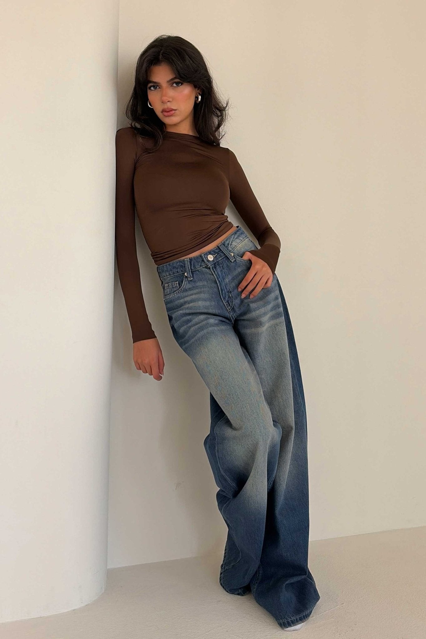 Super Baggy – Mid Rise Mid Vintage Blue Jeans Baggy CIZARO - Cizaro Jeans