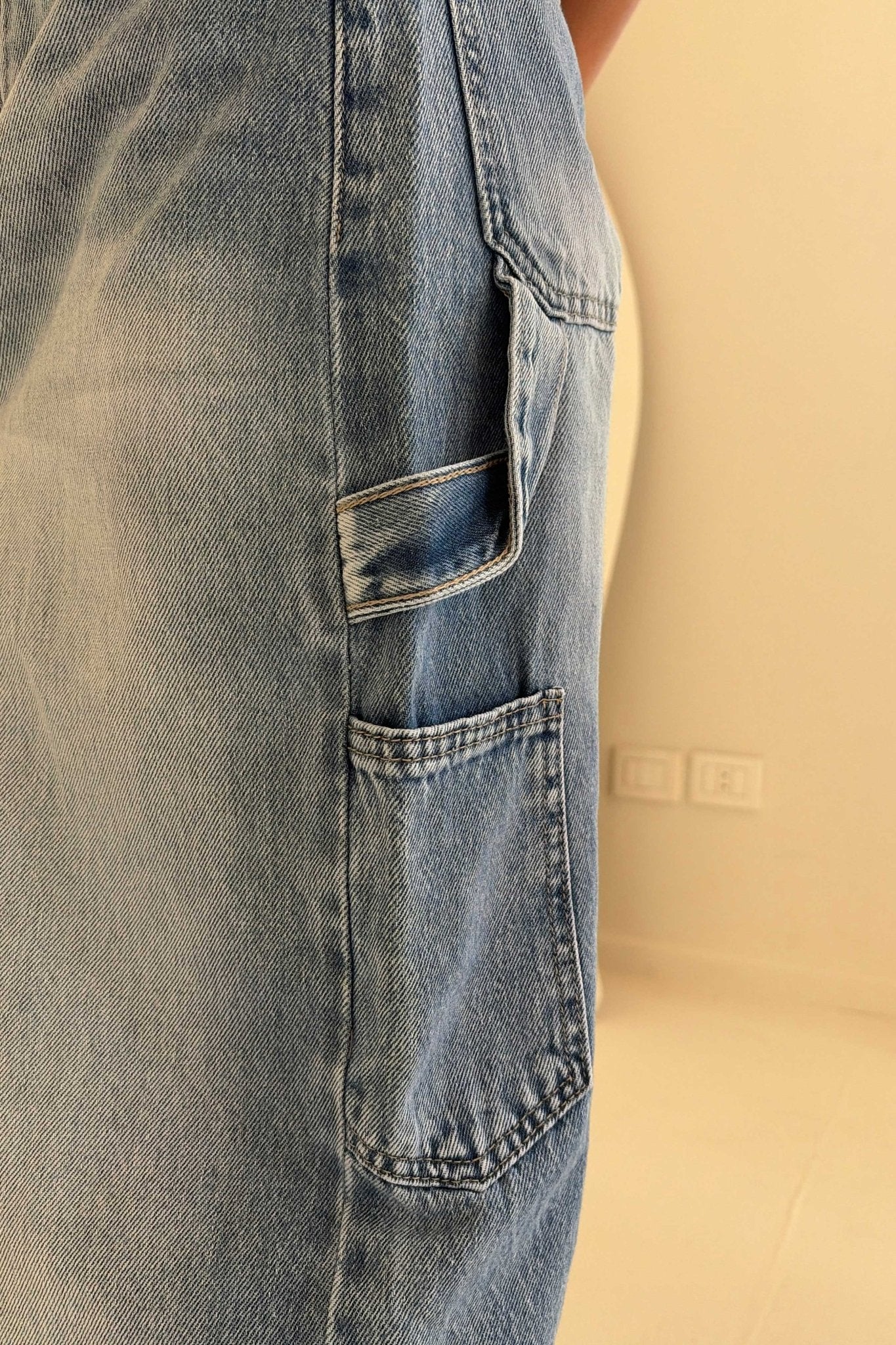 Carpenter – Mid Rise Bright Blue Wash Jeans Carpenter CIZARO - Cizaro Jeans