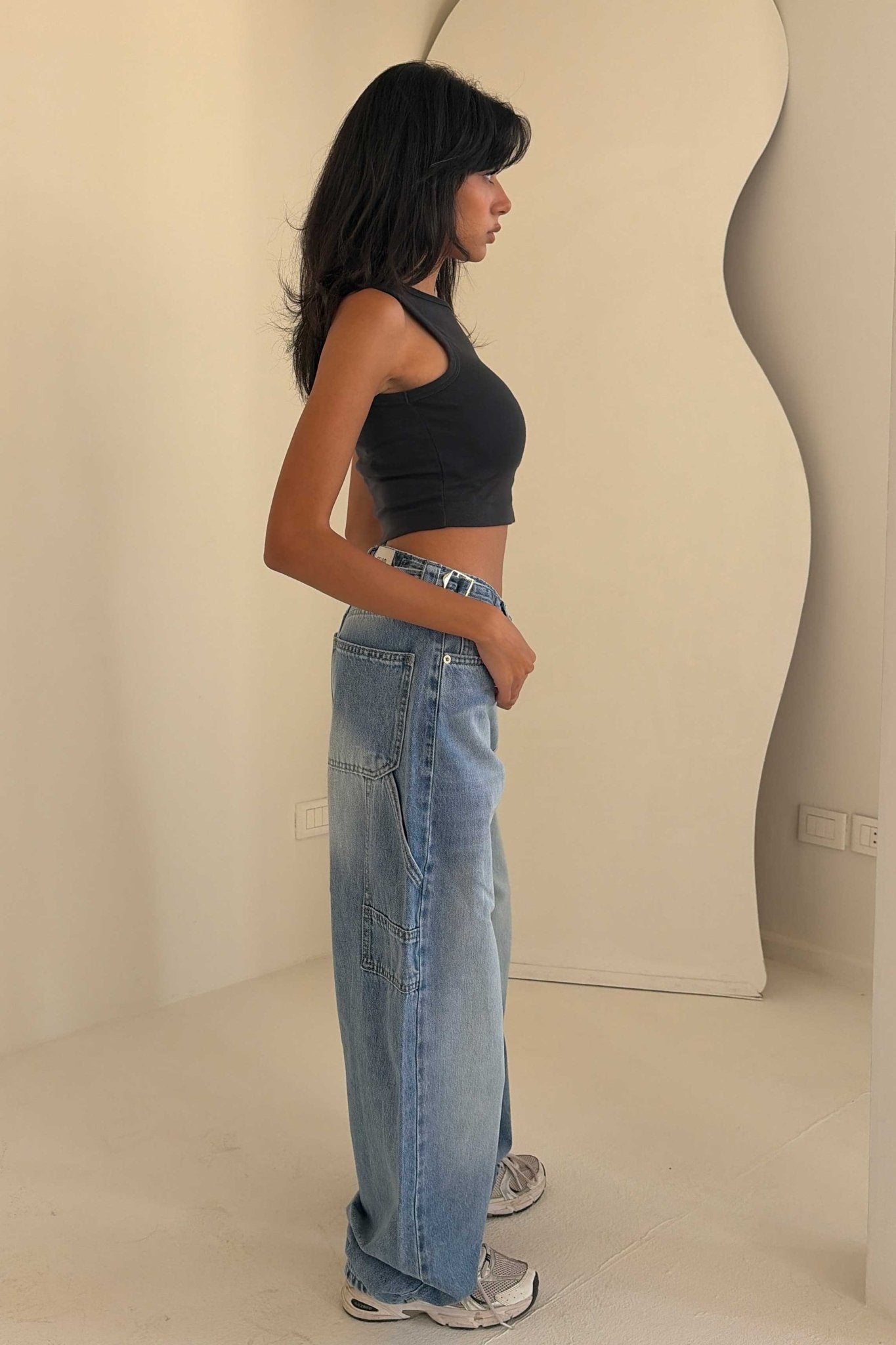 Carpenter – Mid Rise Bright Blue Wash Jeans Carpenter CIZARO - Cizaro Jeans