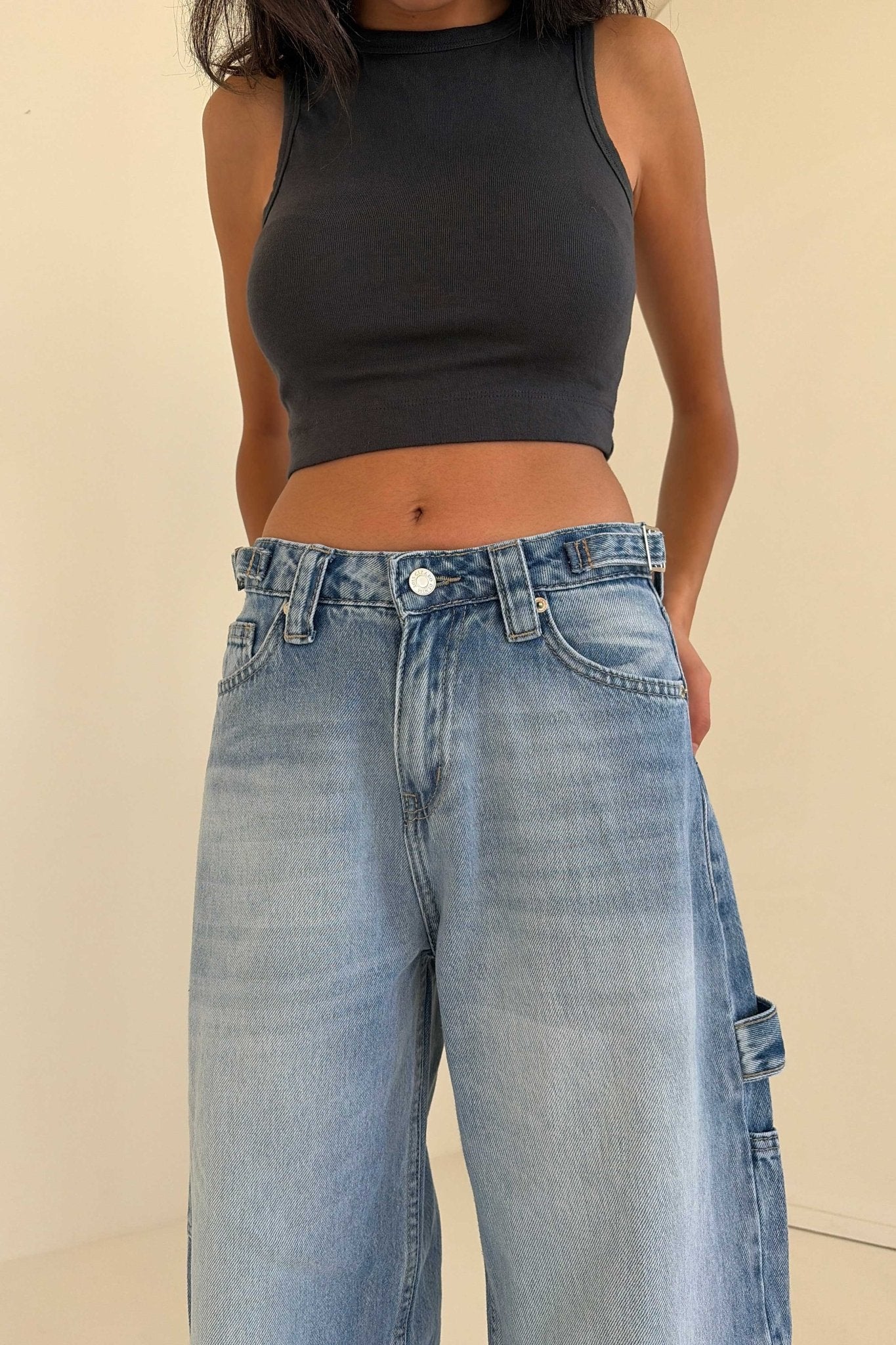 Carpenter – Mid Rise Bright Blue Wash Jeans Carpenter CIZARO - Cizaro Jeans