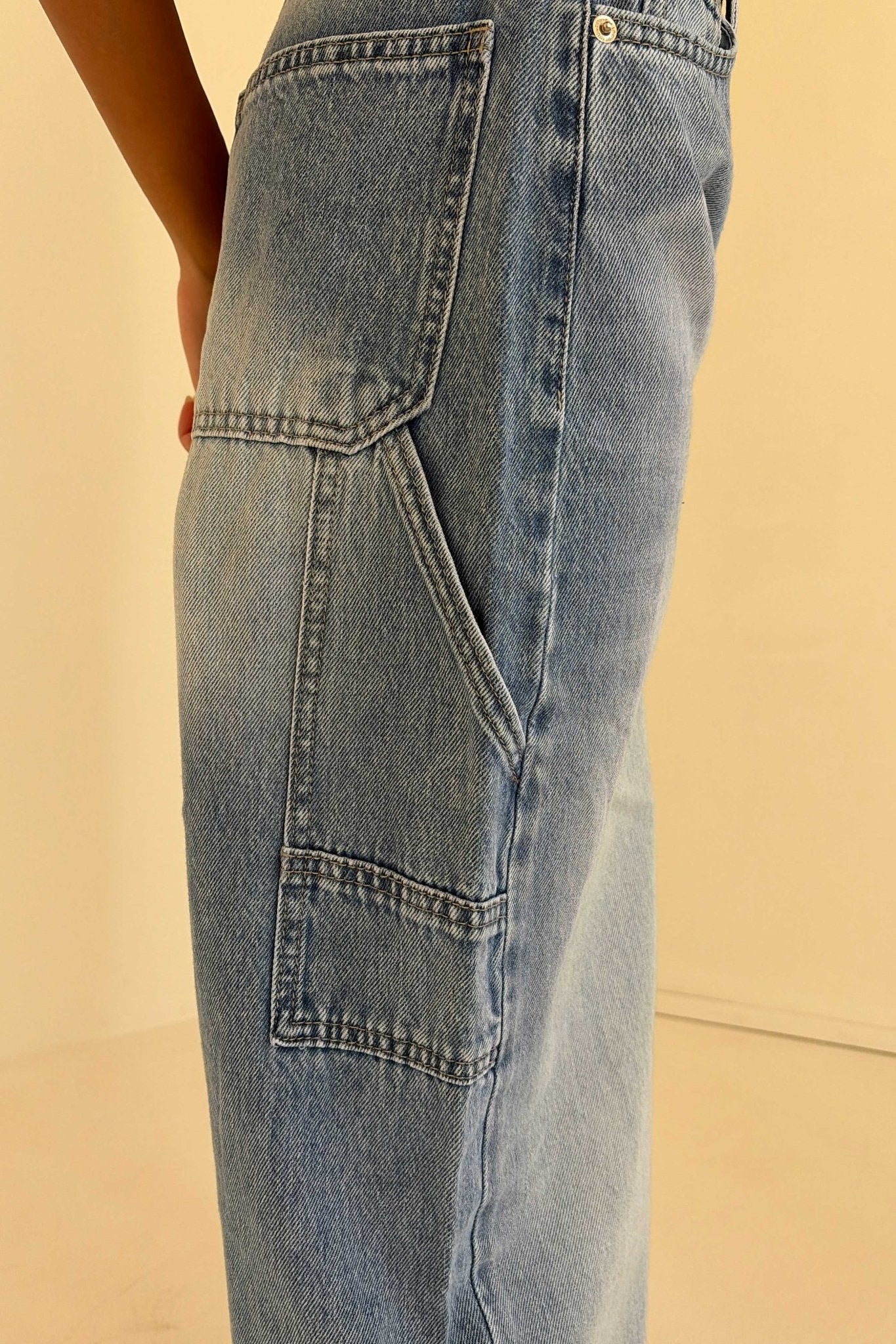 Carpenter – Mid Rise Bright Blue Wash Jeans Carpenter CIZARO - Cizaro Jeans