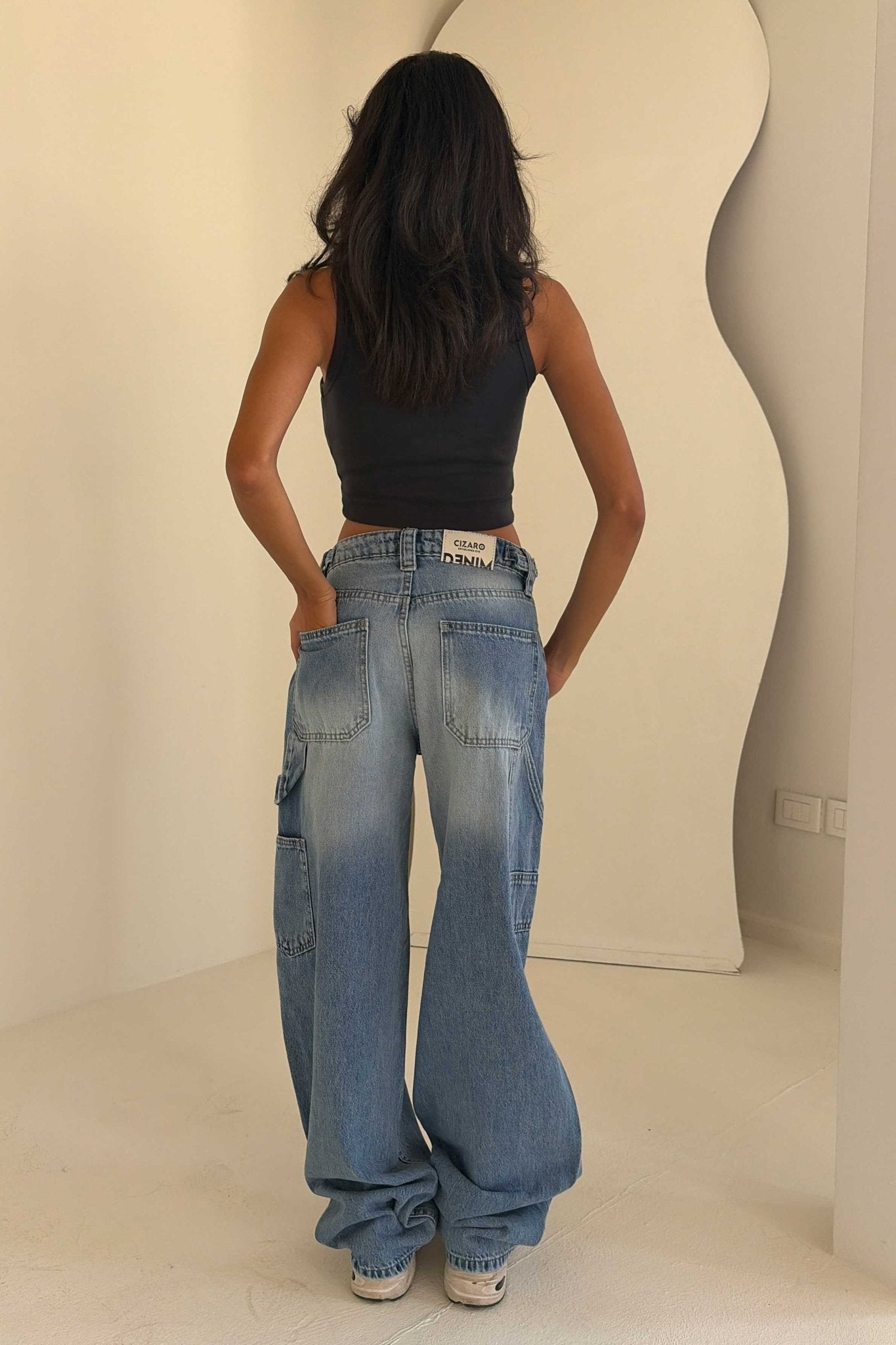 Carpenter – Mid Rise Bright Blue Wash Jeans Carpenter CIZARO - Cizaro Jeans