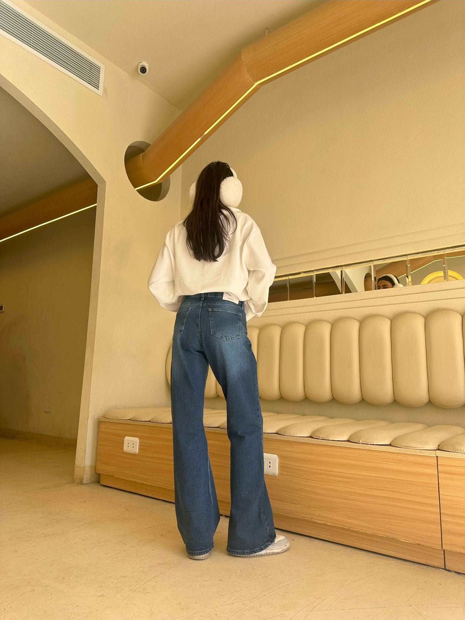 Straight Flared - Dark Blue Wash Jeans. Flare CIZARO - Cizaro Jeans