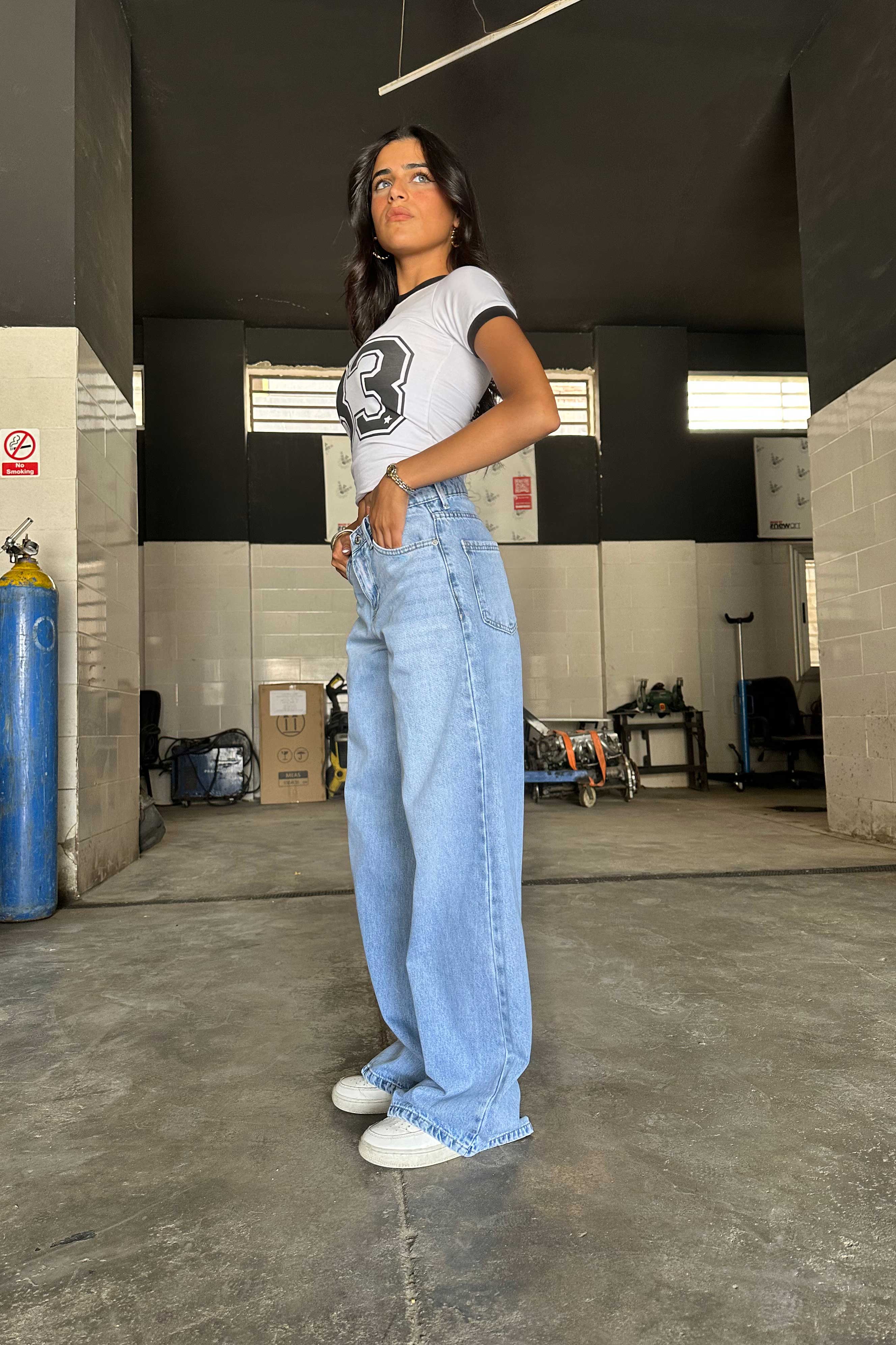 Baggy – Mid Rise Light Vintage Blue Jeans