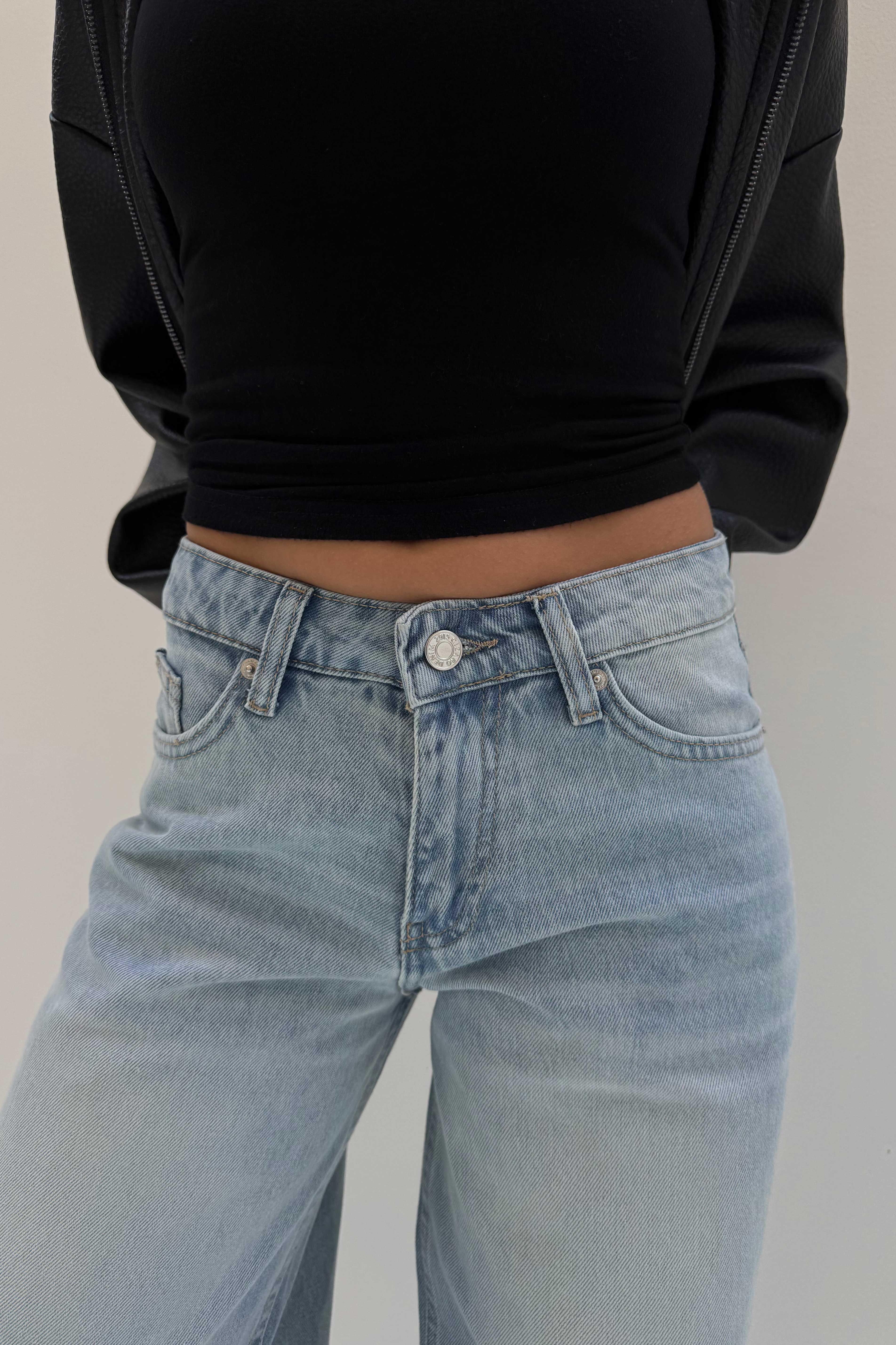 Super Baggy – Low-Waist Bright Blue Jeans Super Baggy CIZARO - Cizaro Jeans