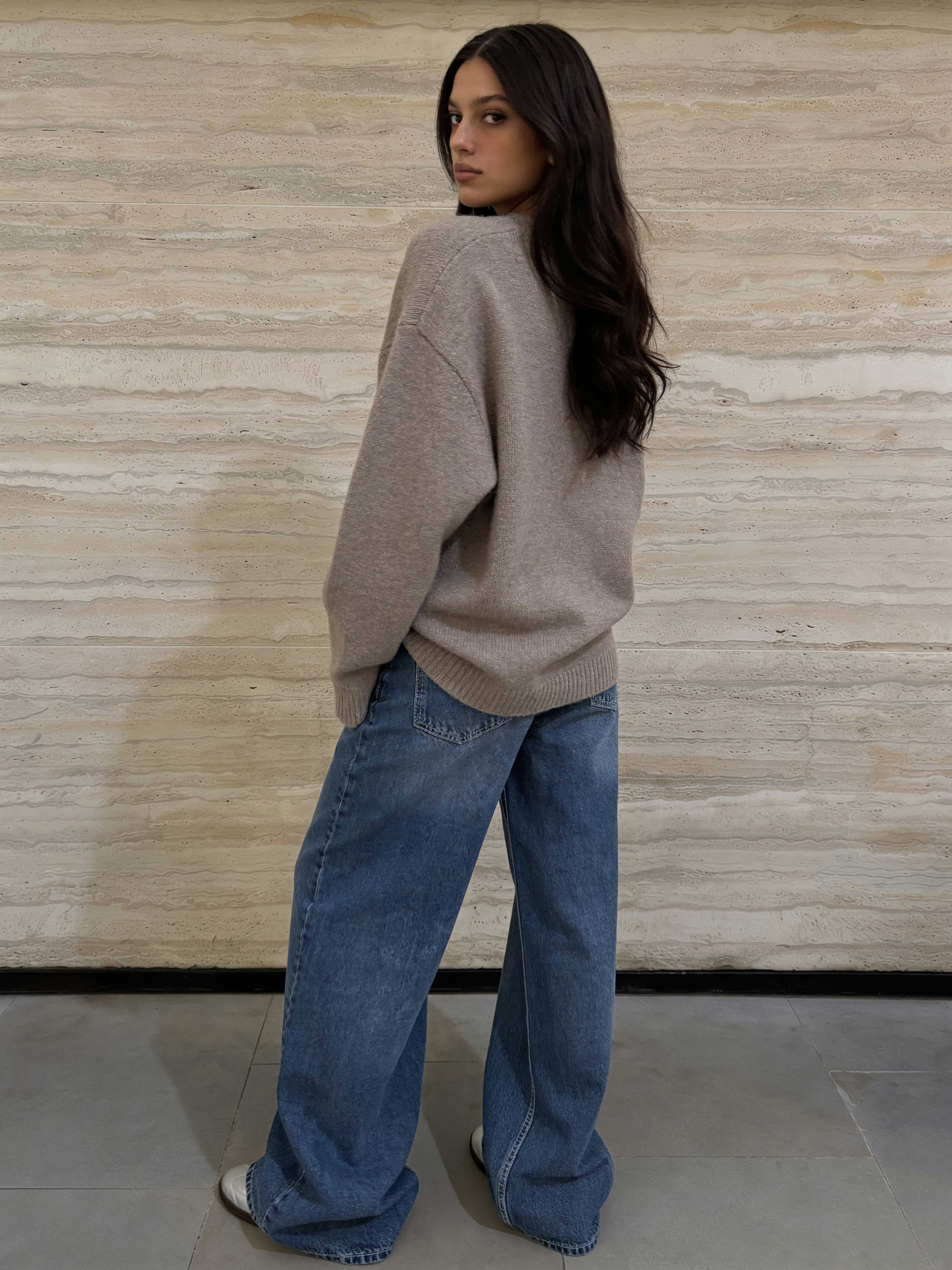 Baggy – Low-Waist Marine Blue Jeans