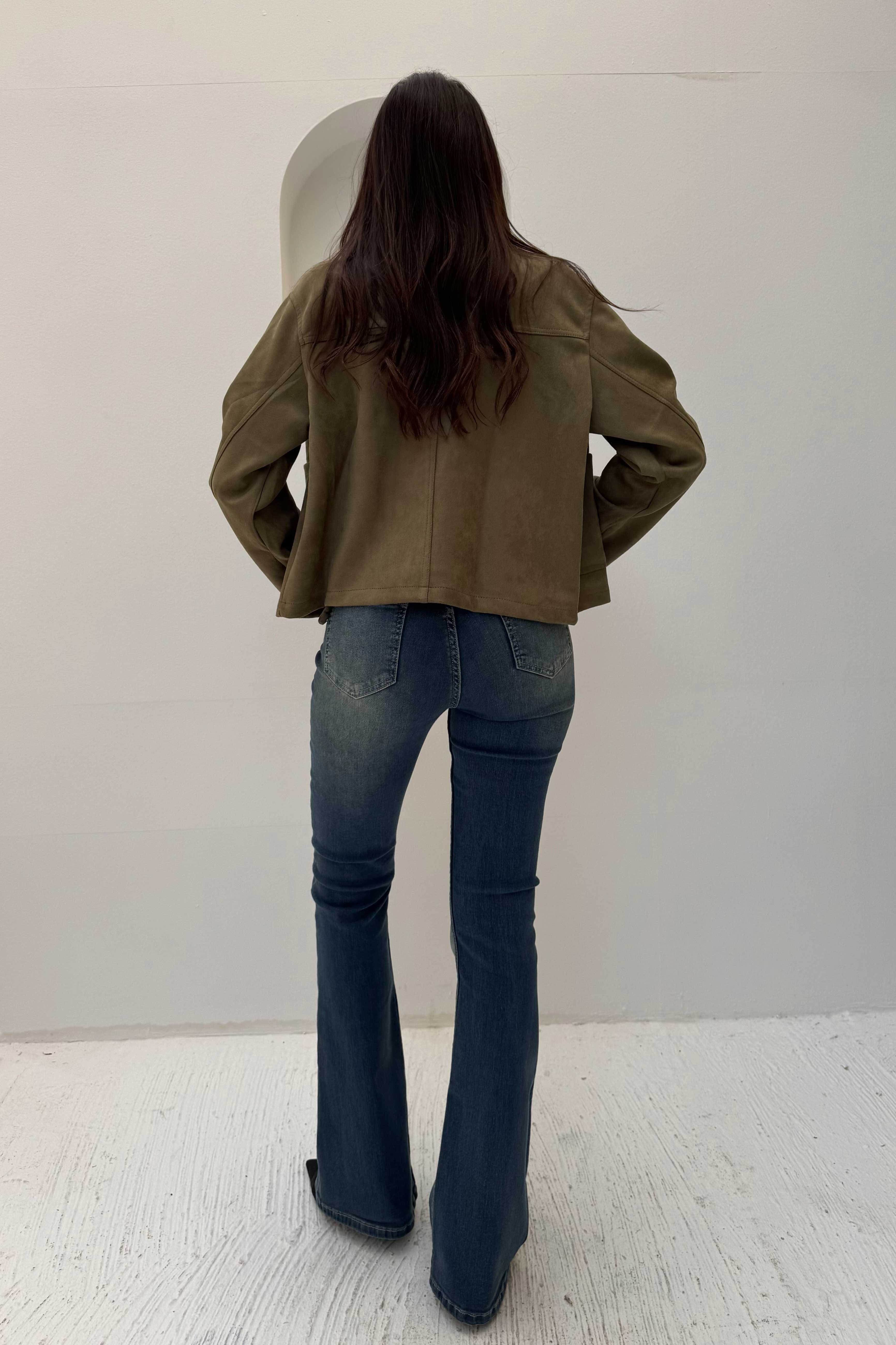 Flare – Mid-Rise Faded Vintage Blue Jeans Flare CIZARO - Cizaro Jeans