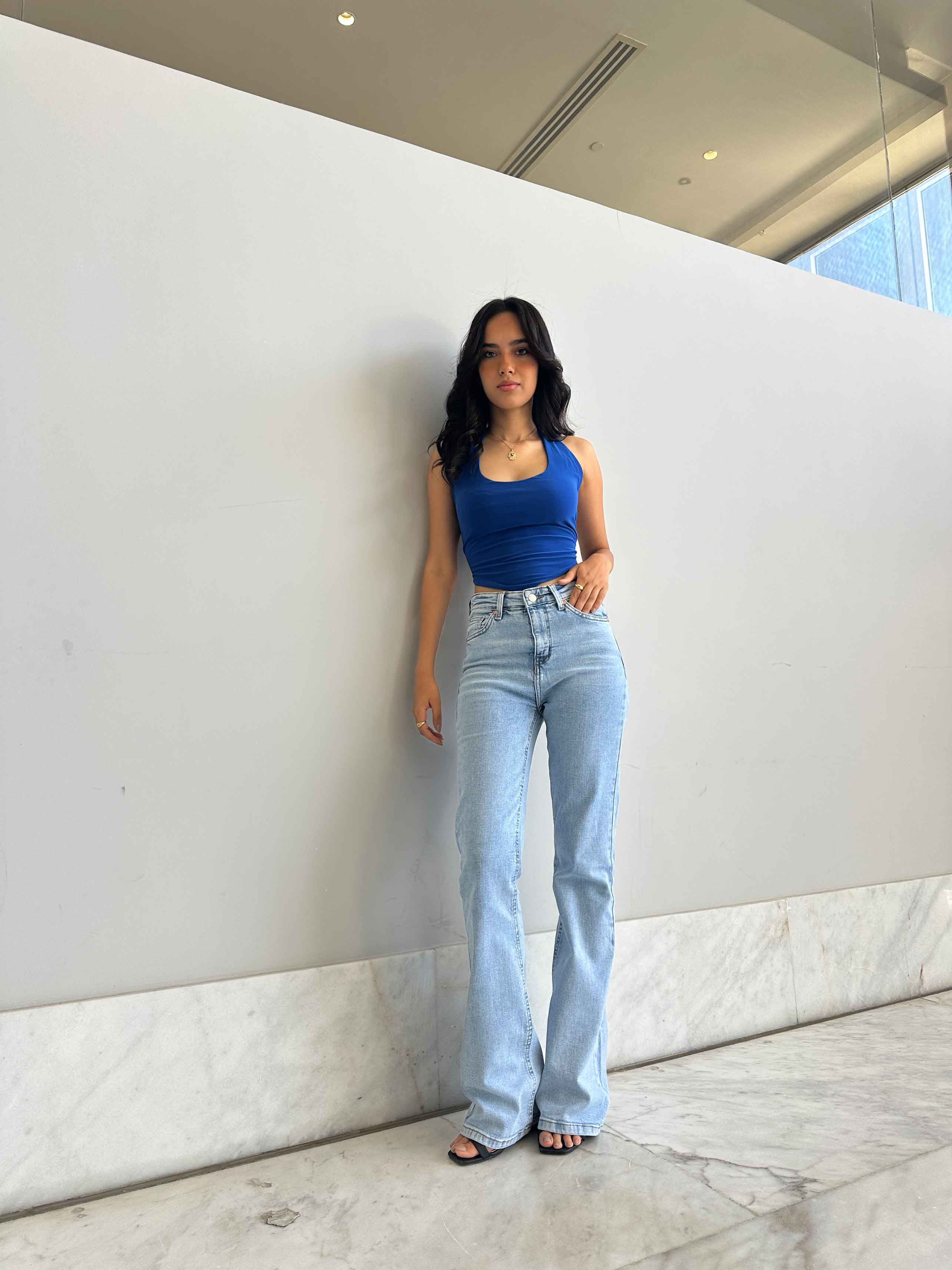 Flared - Light Iced Blue. Flare CIZARO - Cizaro Jeans