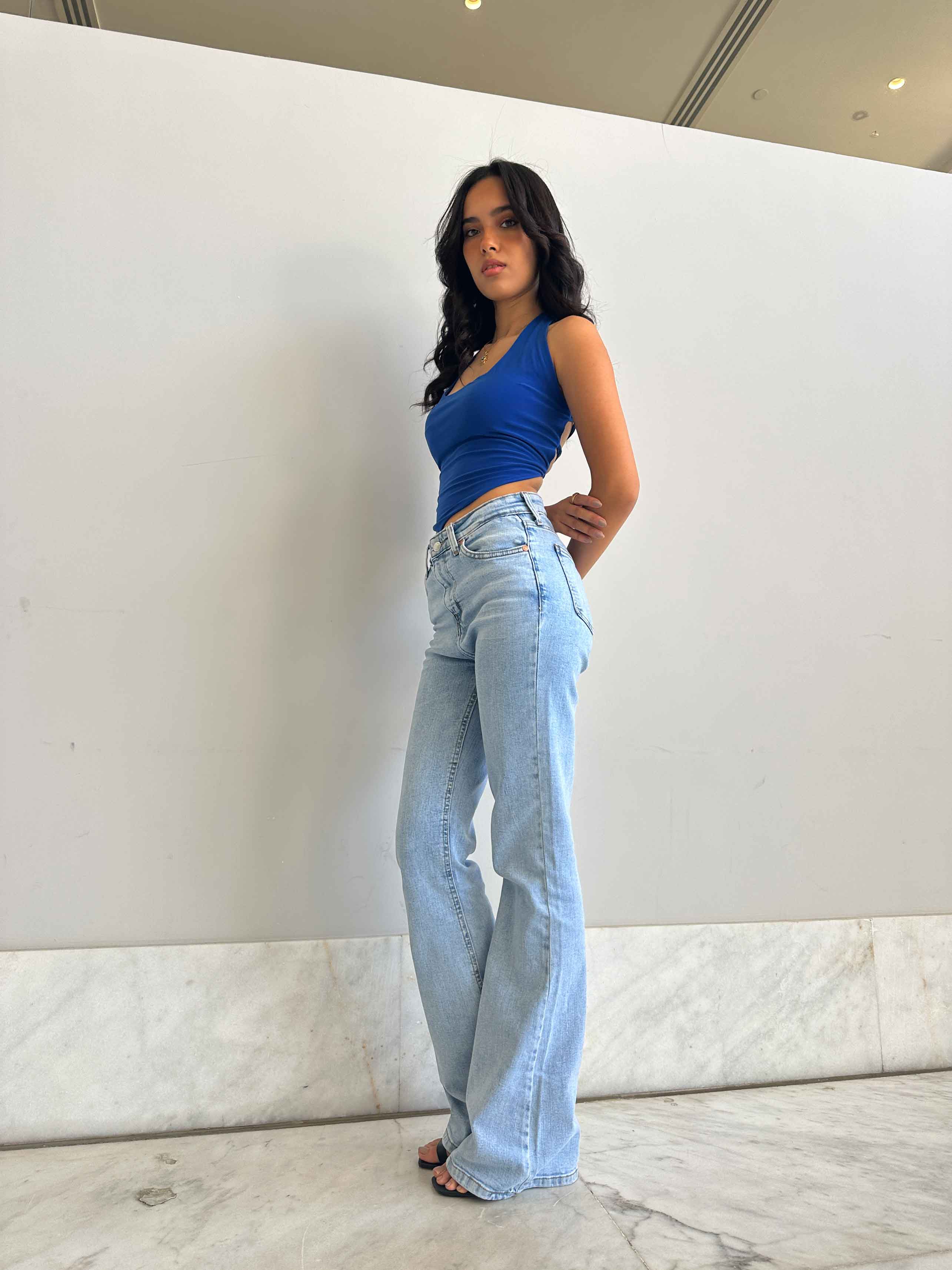 Flared - Light Iced Blue. Flare CIZARO - Cizaro Jeans