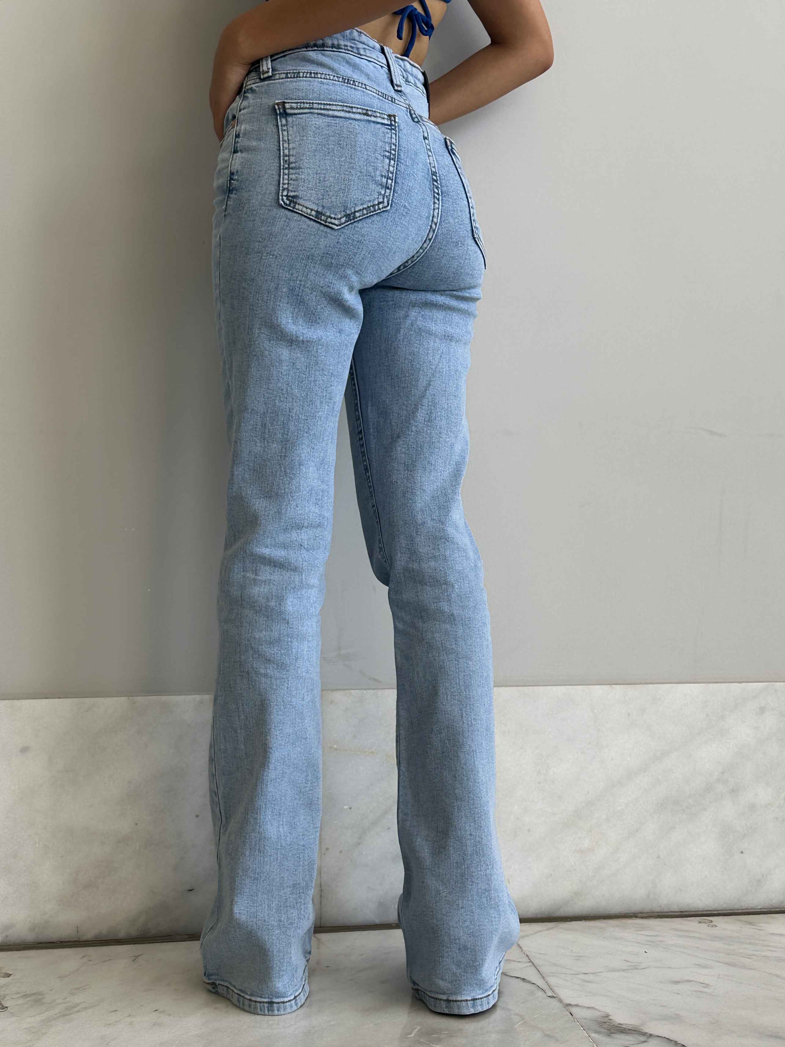 Flared - Light Iced Blue. Flare CIZARO - Cizaro Jeans