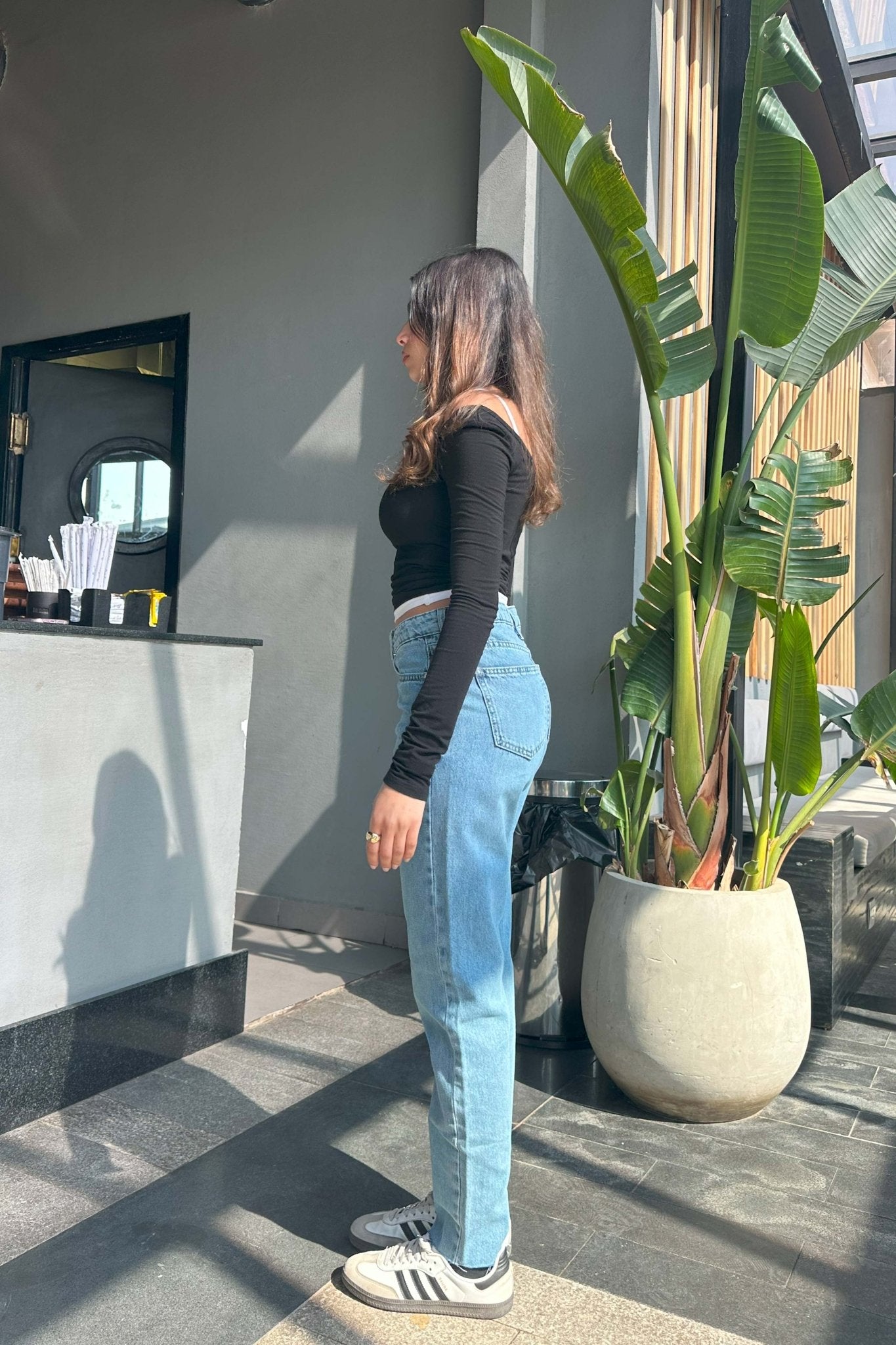 Mom Jeans - Light blue Mom-Fit CIZARO - Cizaro Jeans