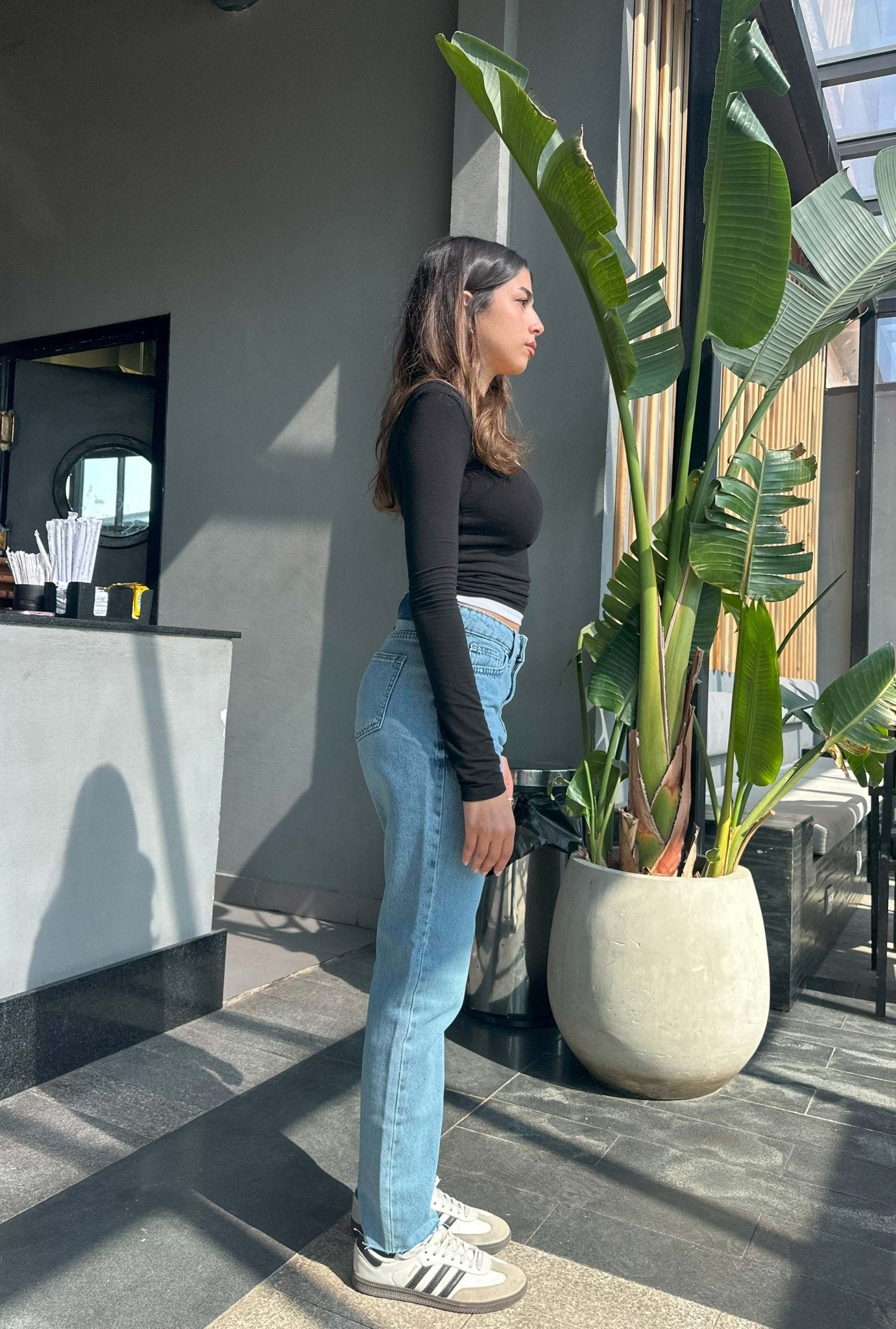 Mom Jeans - Light blue Mom-Fit CIZARO - Cizaro Jeans