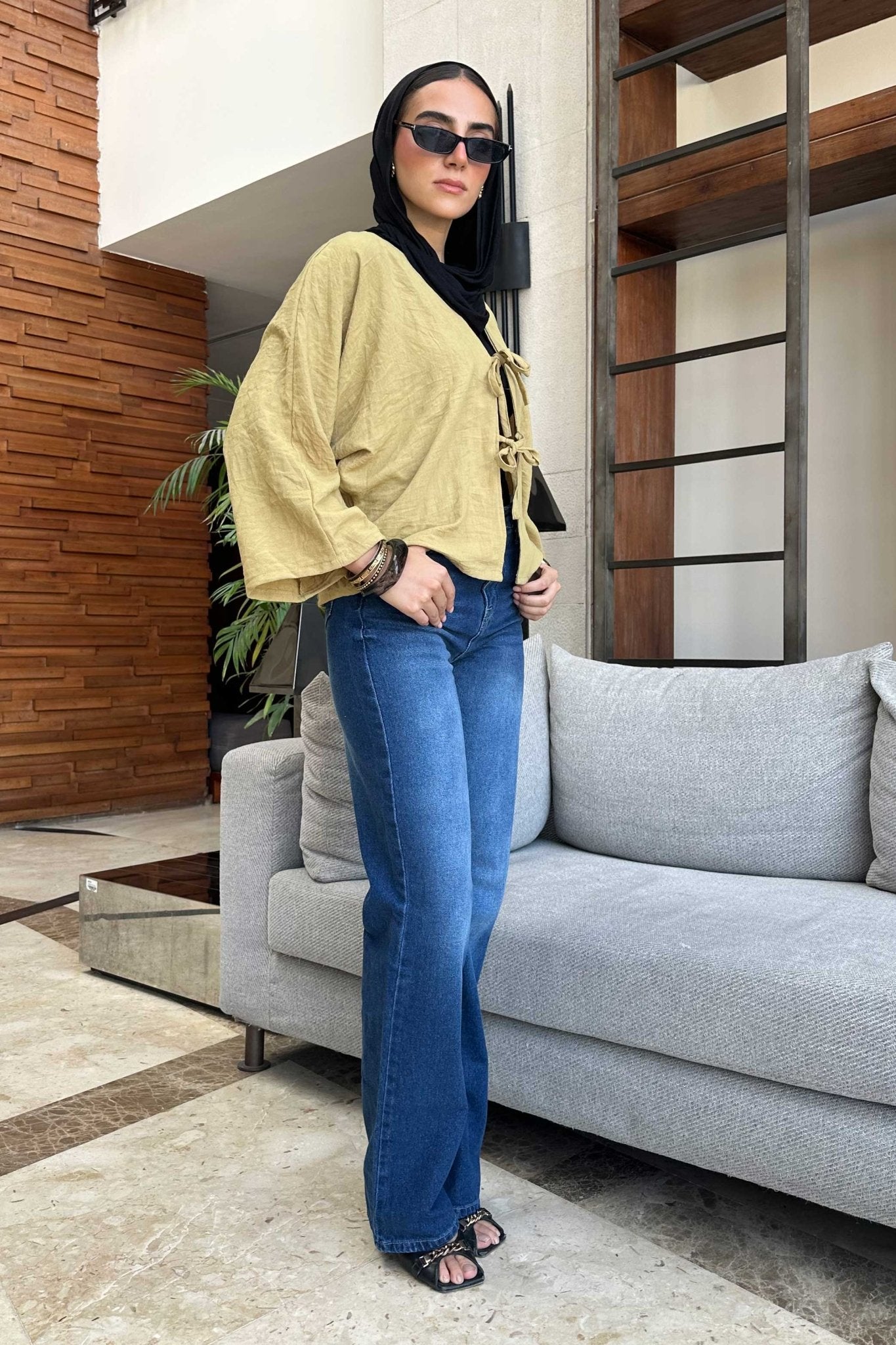 Straight - High-Waist Dark Blue Jeans straight CIZARO - Cizaro Jeans