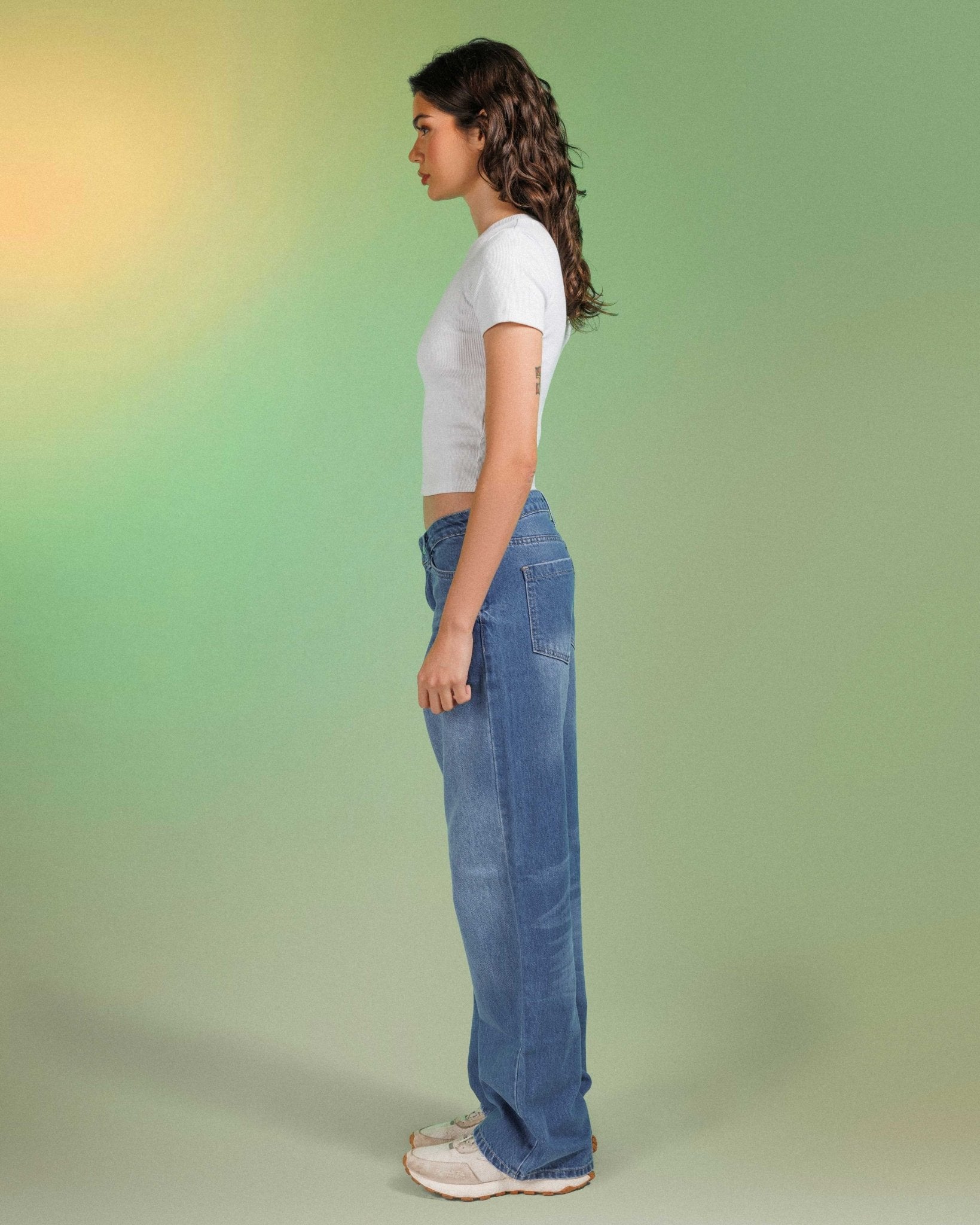 Unisex | Wide Leg - Real Blue Jeans Mom-Fit CIZARO - Cizaro Jeans