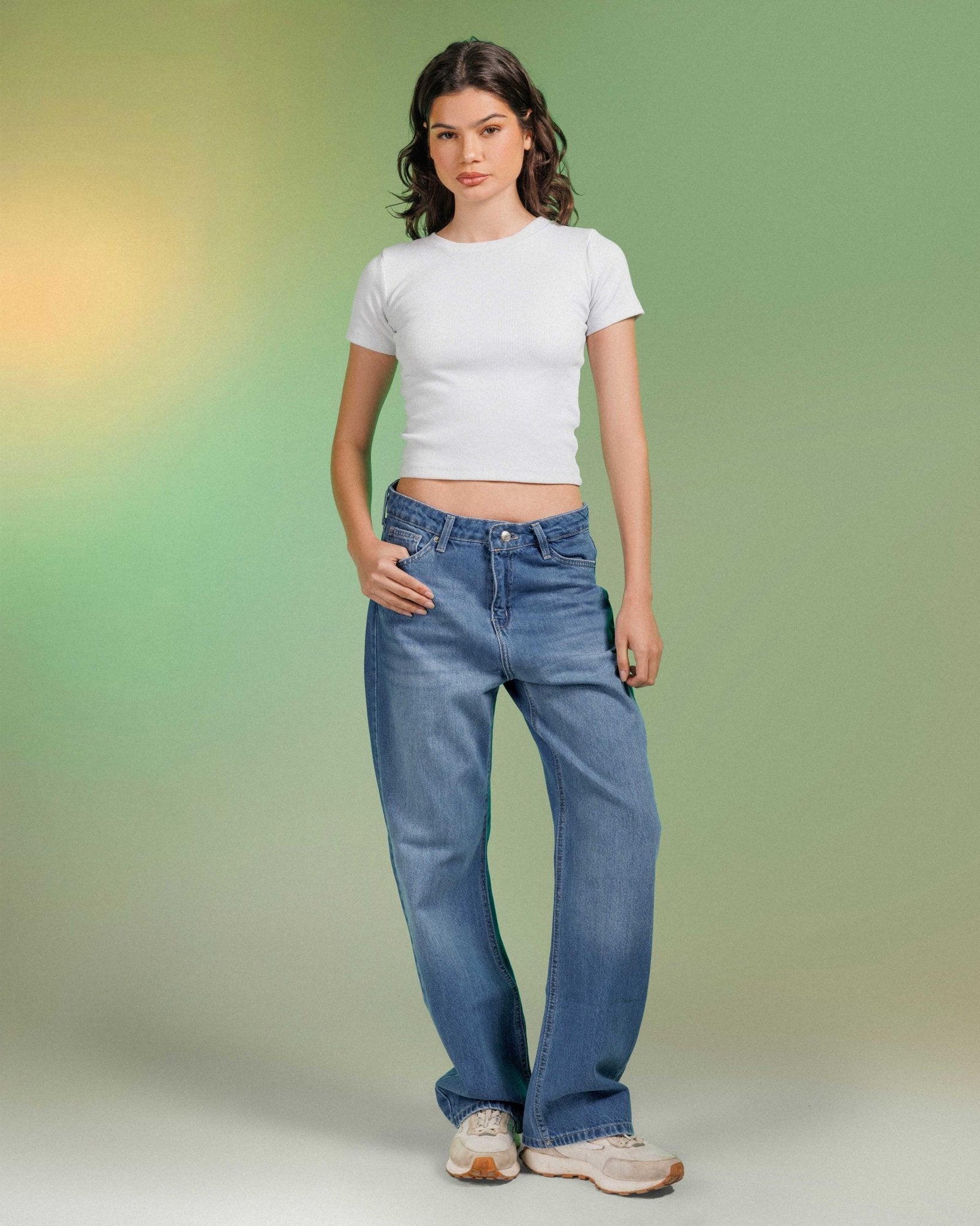 Unisex | Wide Leg - Real Blue Jeans Mom-Fit CIZARO - Cizaro Jeans