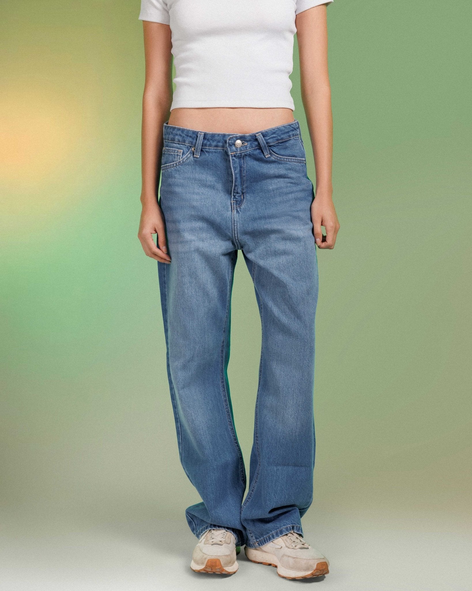 Unisex | Wide Leg - Real Blue Jeans Mom-Fit CIZARO - Cizaro Jeans