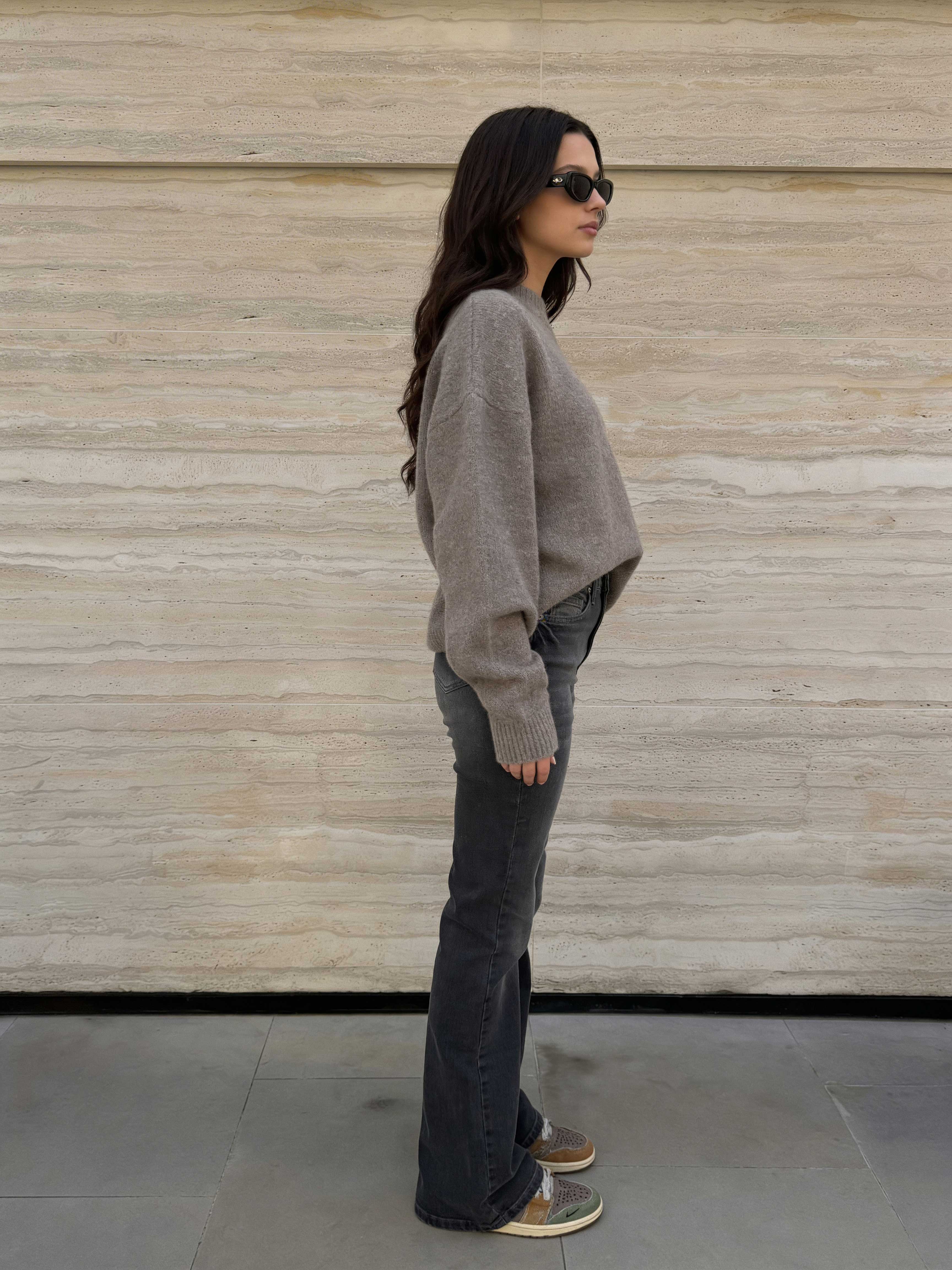 Flare - High-Waist Ash Black Jeans Flare CIZARO - Cizaro Jeans