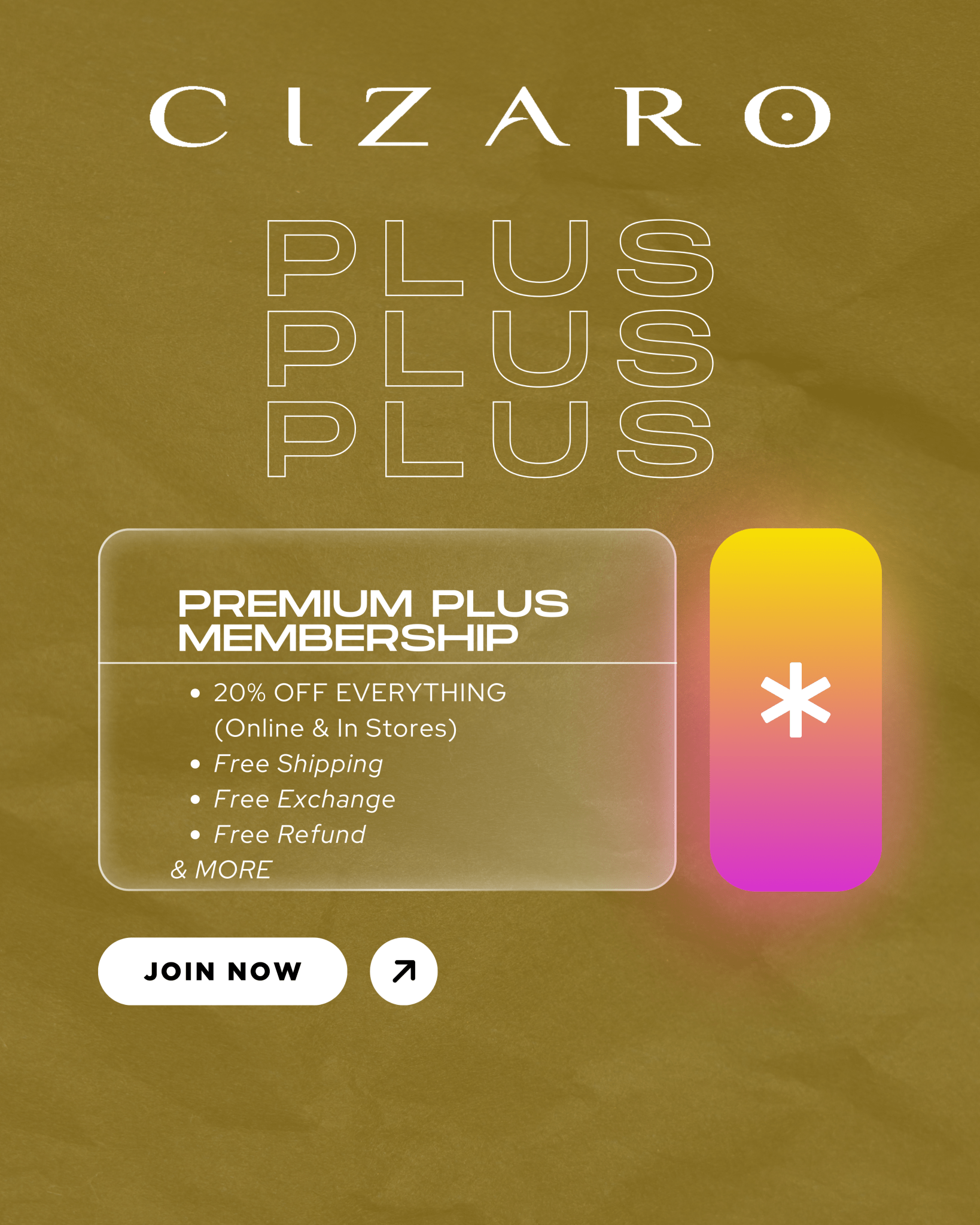 Premium Plus Membership Cizaro - Cizaro Jeans