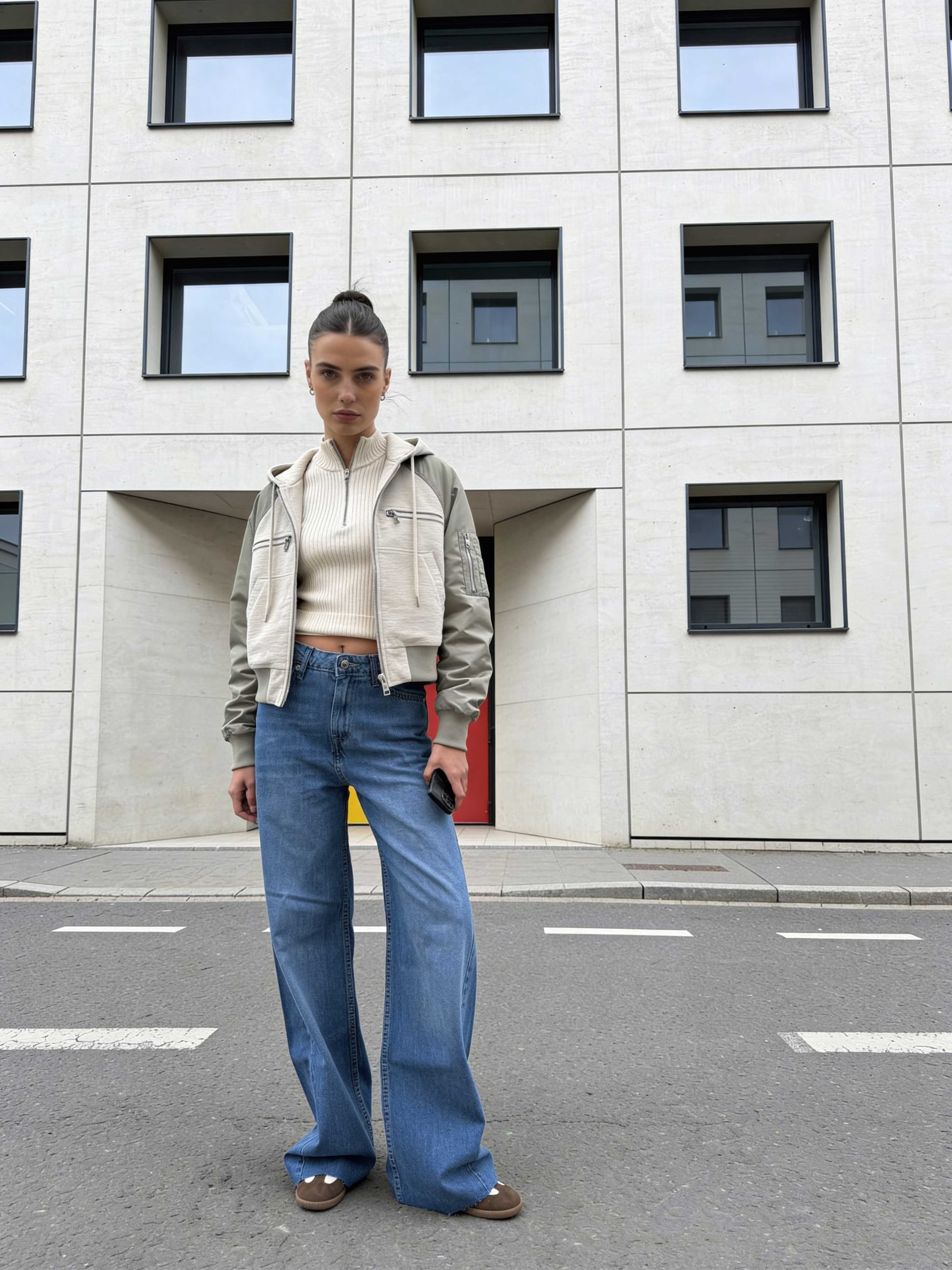 Super Baggy High-Waist – Marine Blue Jeans baggy CIZARO - Cizaro Jeans