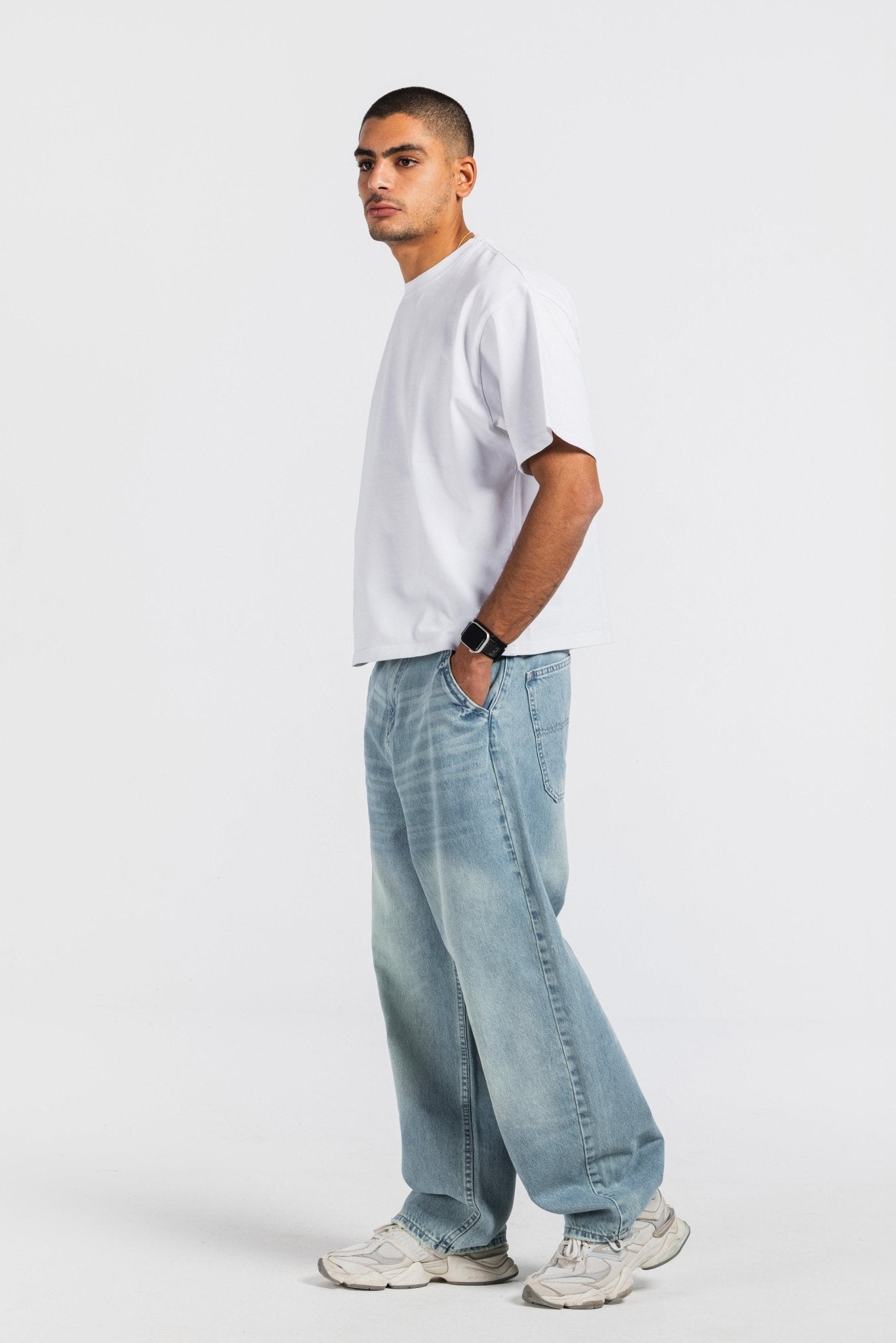 Skater – Light Acid Vintage Blue Jeans Skater CIZARO - Cizaro Jeans