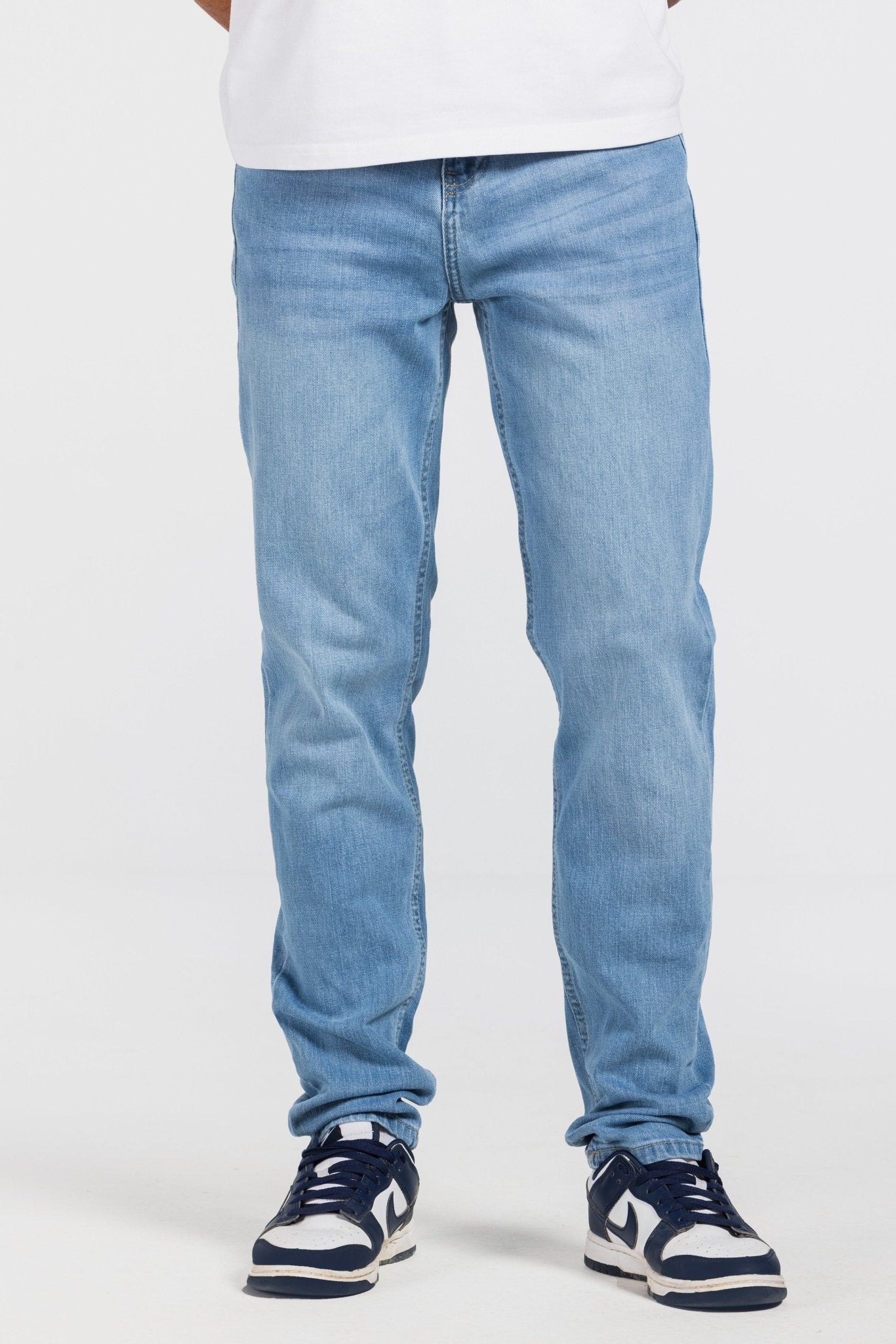 Slim – Bright Blue Jeans Slim-Man CIZARO - Cizaro Jeans