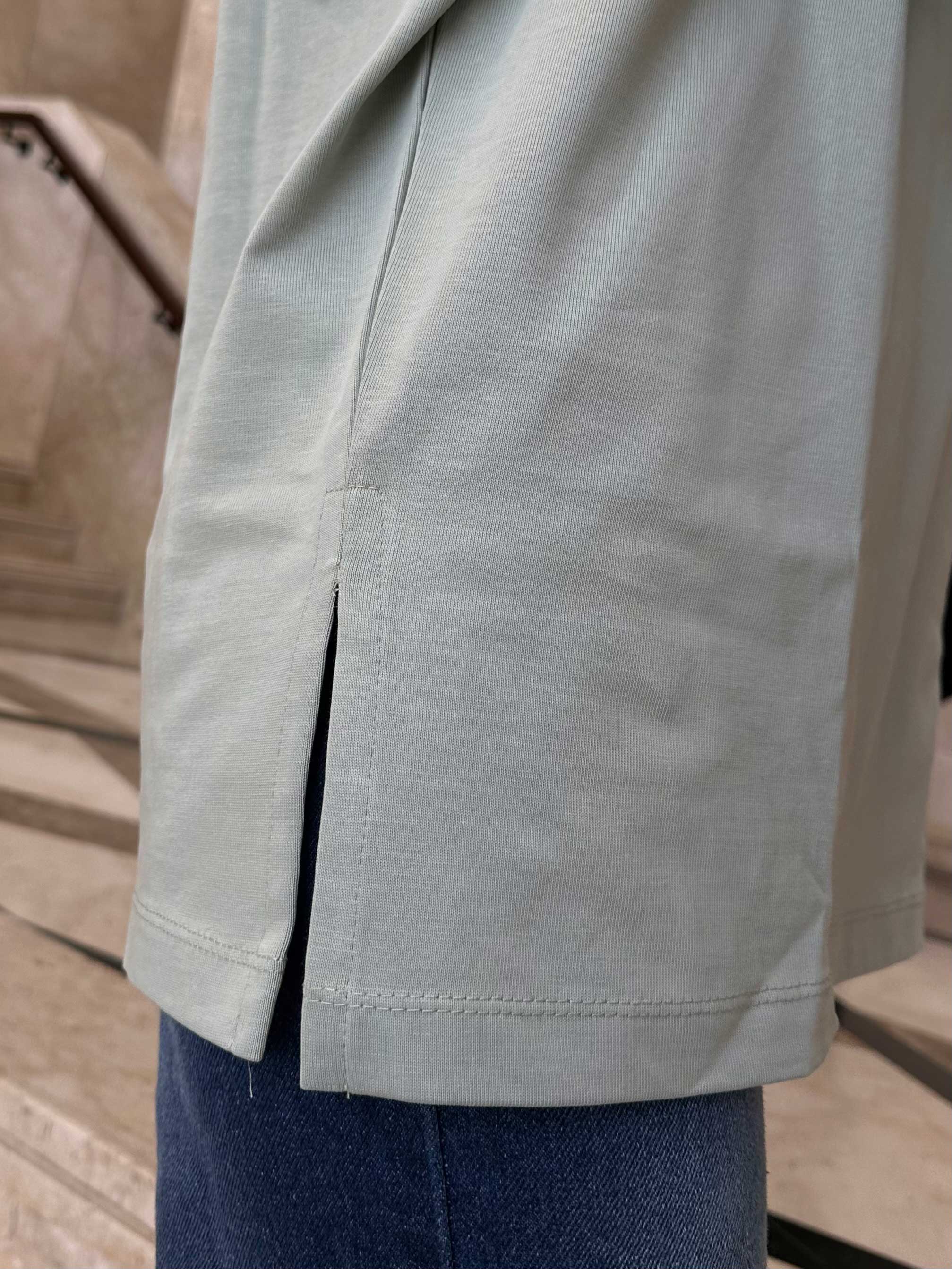 Oversized Mint Green Graphic T-Shirt T-Shirt CIZNEW - Cizaro Jeans