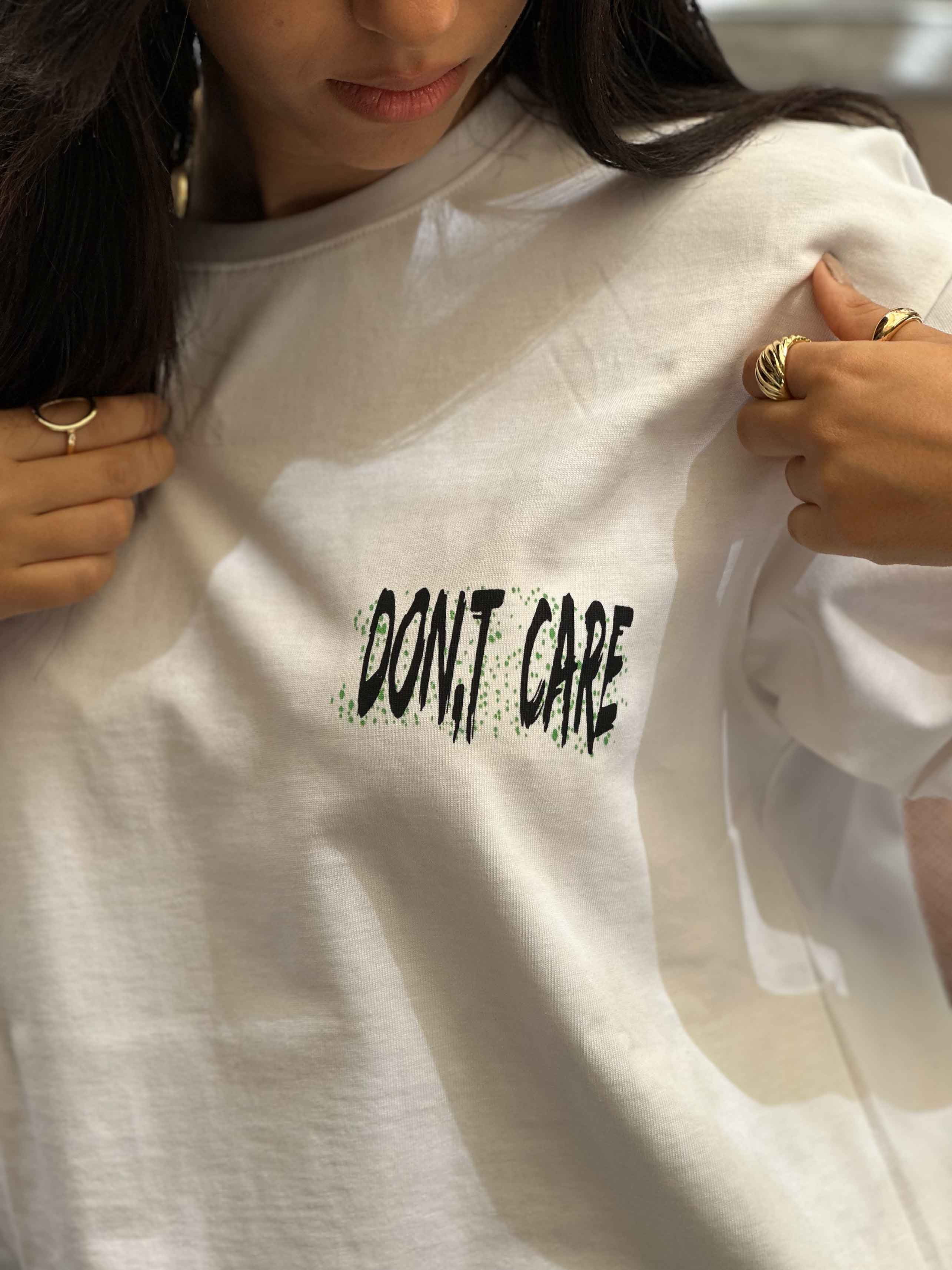T-Shirt - White Oversized. T-Shirt CIZARO - Cizaro Jeans