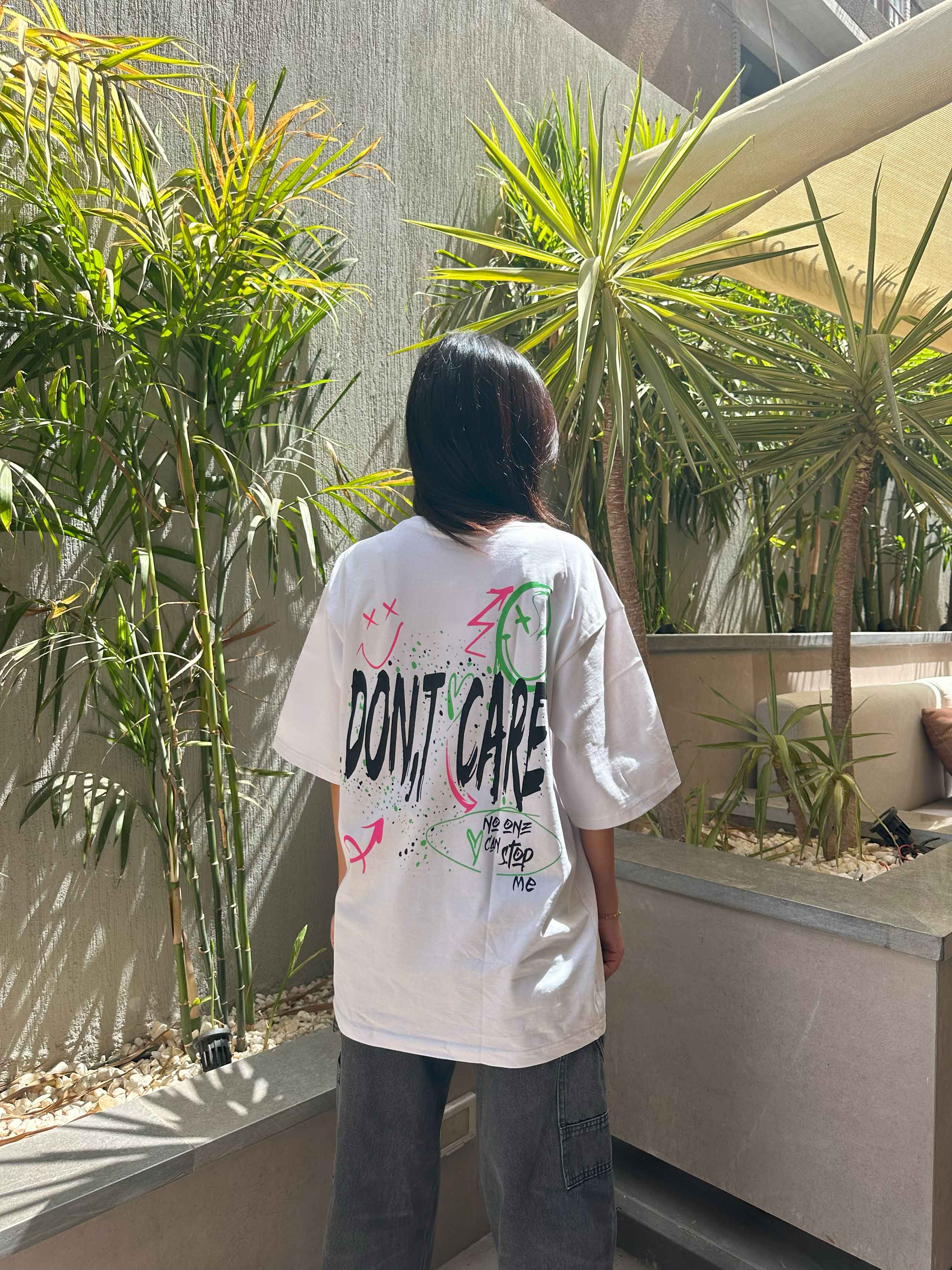 T-Shirt - White Oversized. T-Shirt CIZARO - Cizaro Jeans