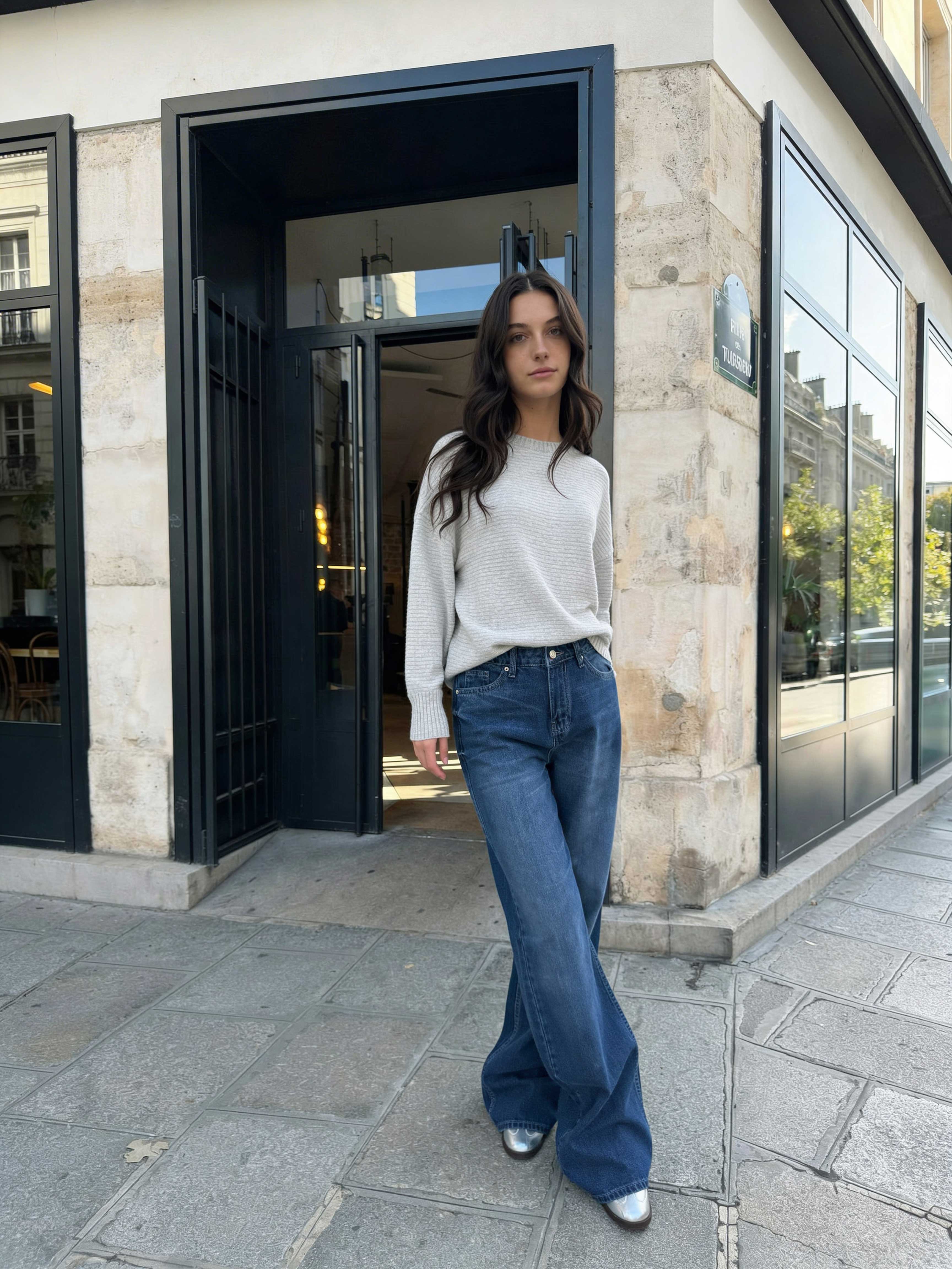 Baggy - High-Waist True Blue Washed Jeans Baggy CIZARO - Cizaro Jeans