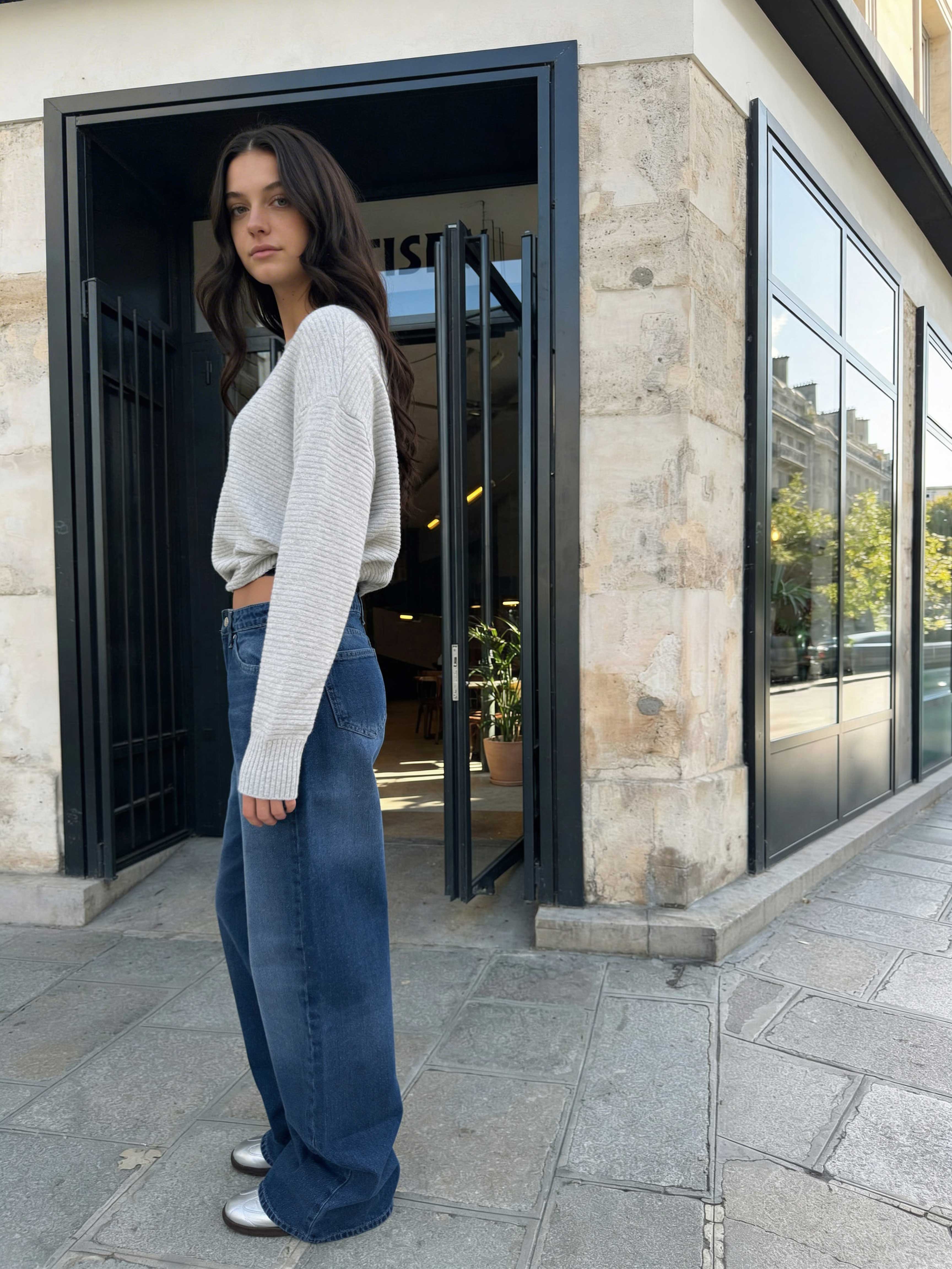 Baggy - High-Waist True Blue Washed Jeans Baggy CIZARO - Cizaro Jeans