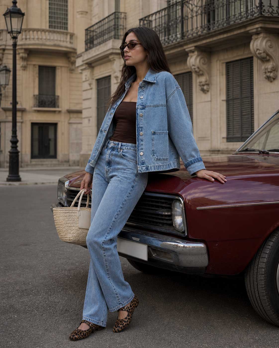 Modern Ease Sky Wash Denim Jacket Jacket CIZARO - Cizaro Jeans
