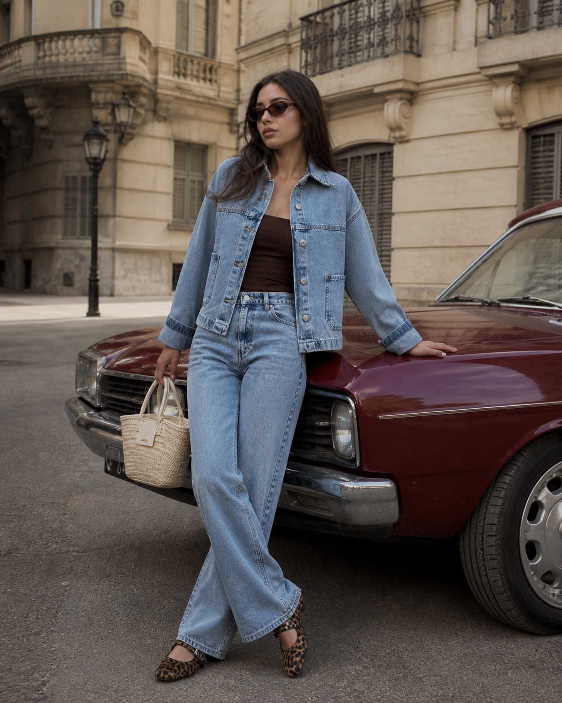 Modern Ease Sky Wash Denim Jacket Jacket CIZARO - Cizaro Jeans