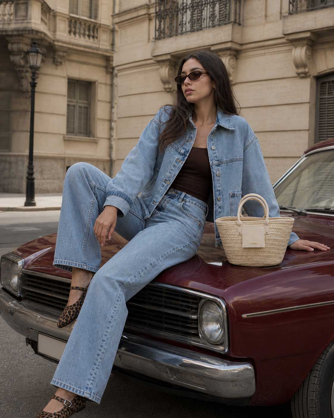 Modern Ease Sky Wash Denim Jacket Jacket CIZARO - Cizaro Jeans