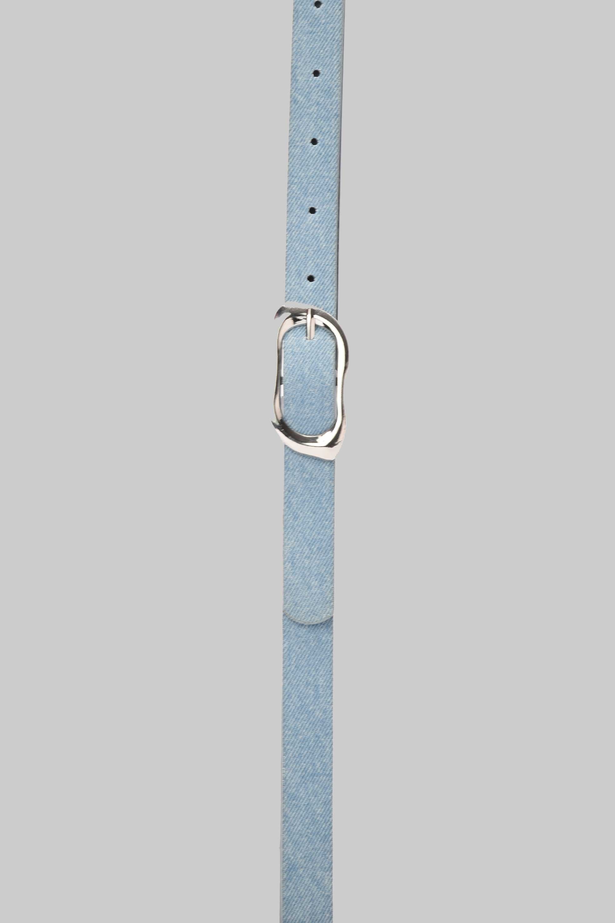 Ice Denim Organic Silver Buckle