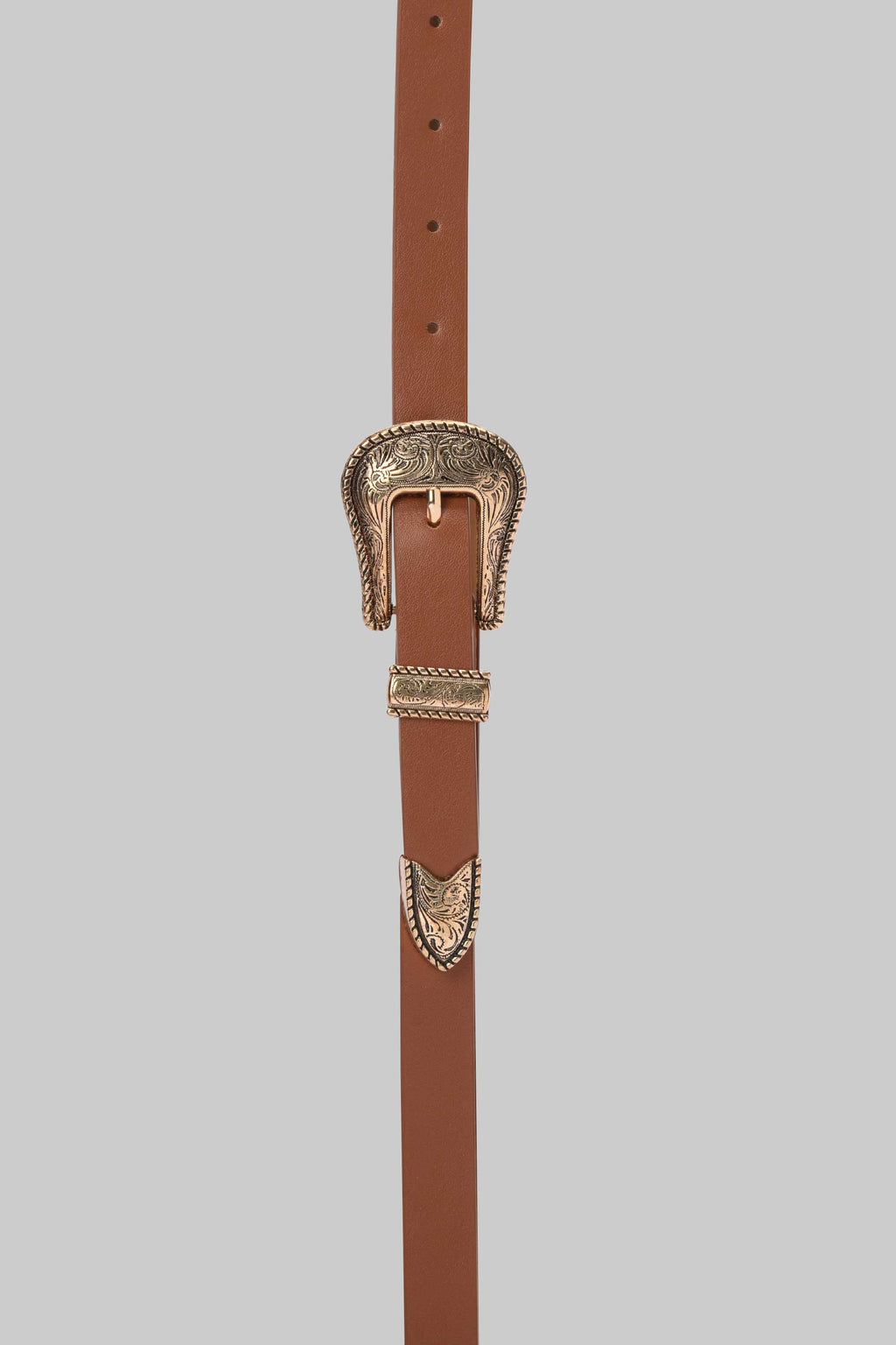Honey Western Buckle Belt