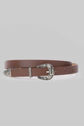 Western Slim Belt – Chocolate