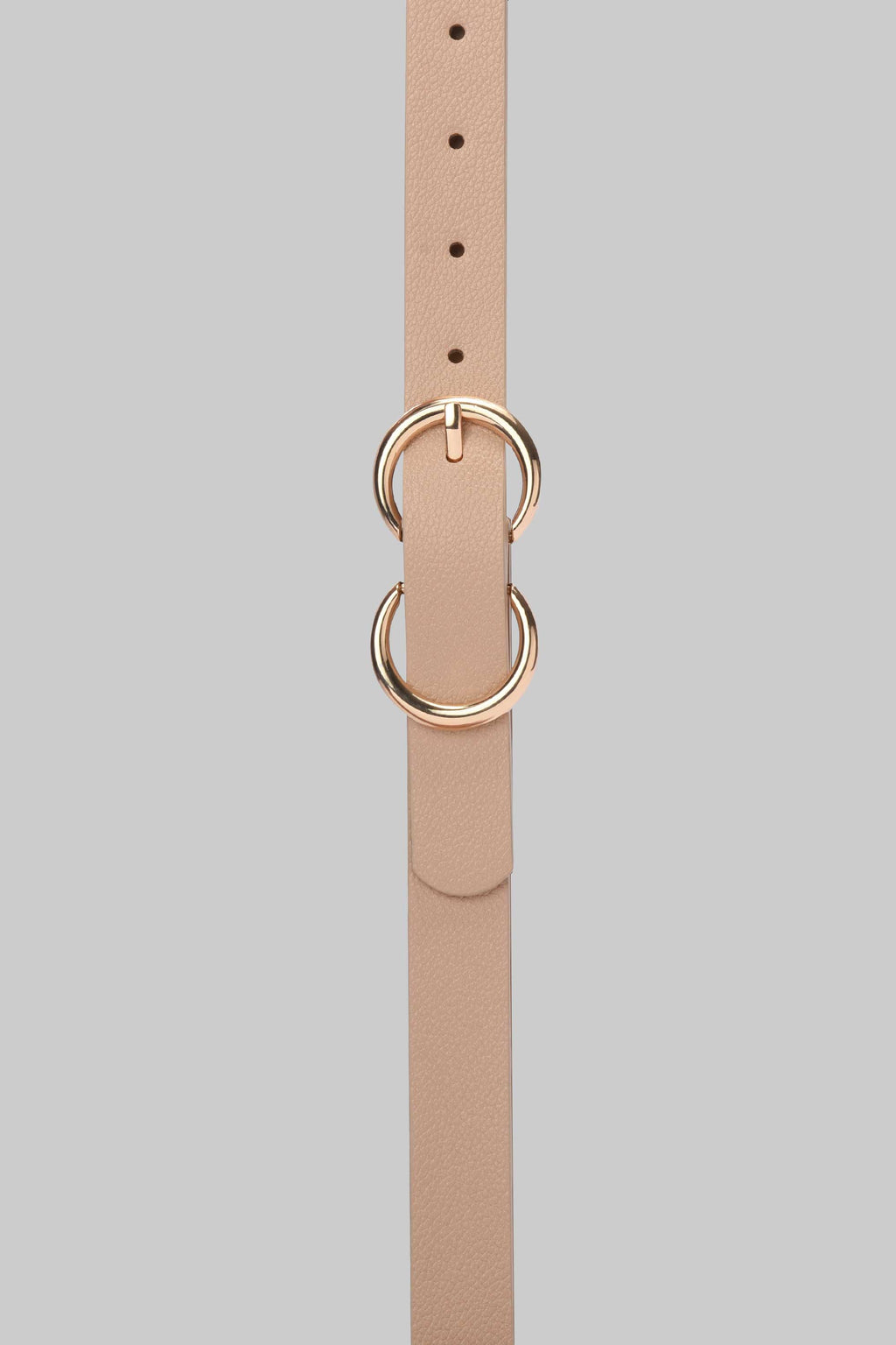Beige Double Ring Belt