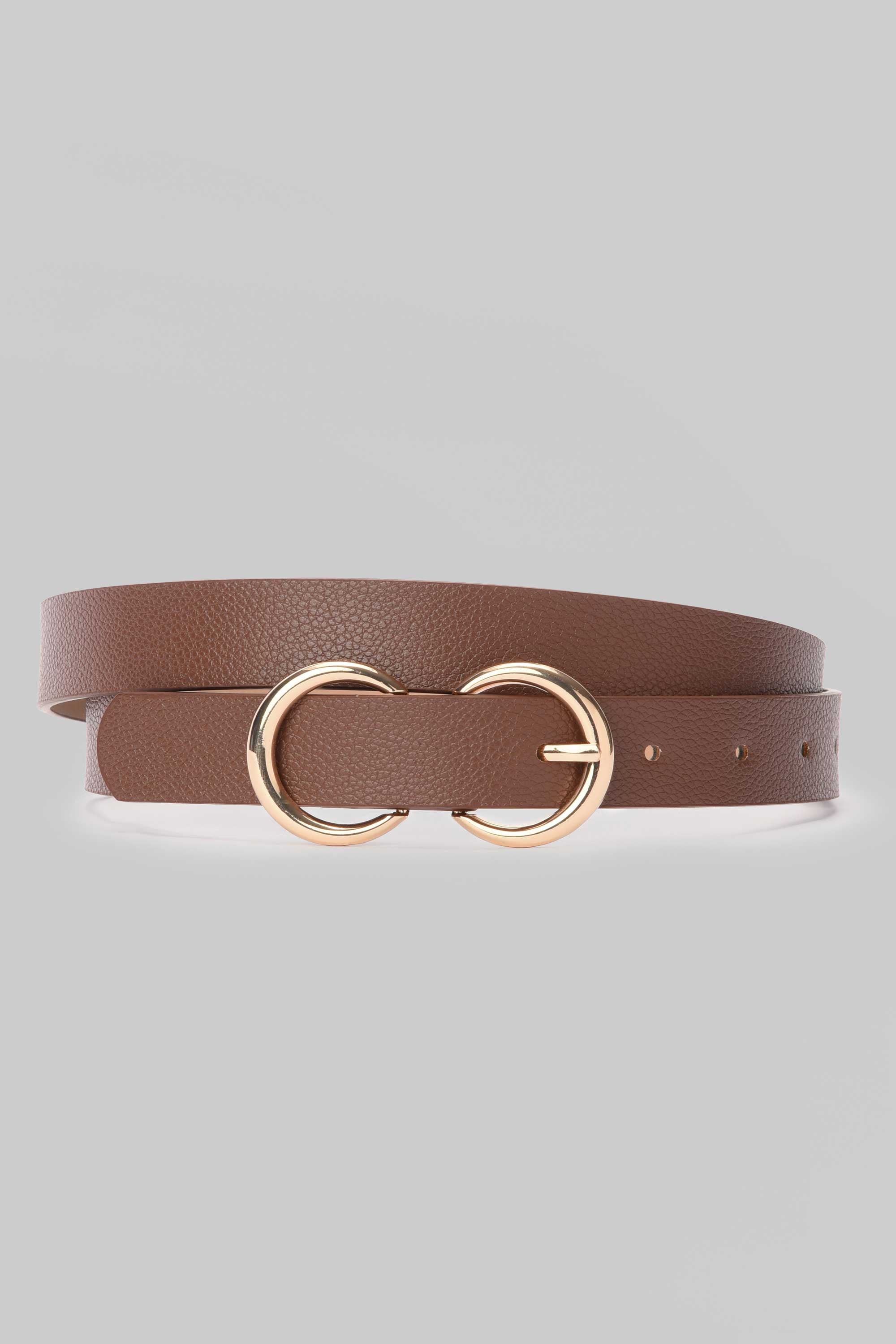 Brown Double Ring Belt