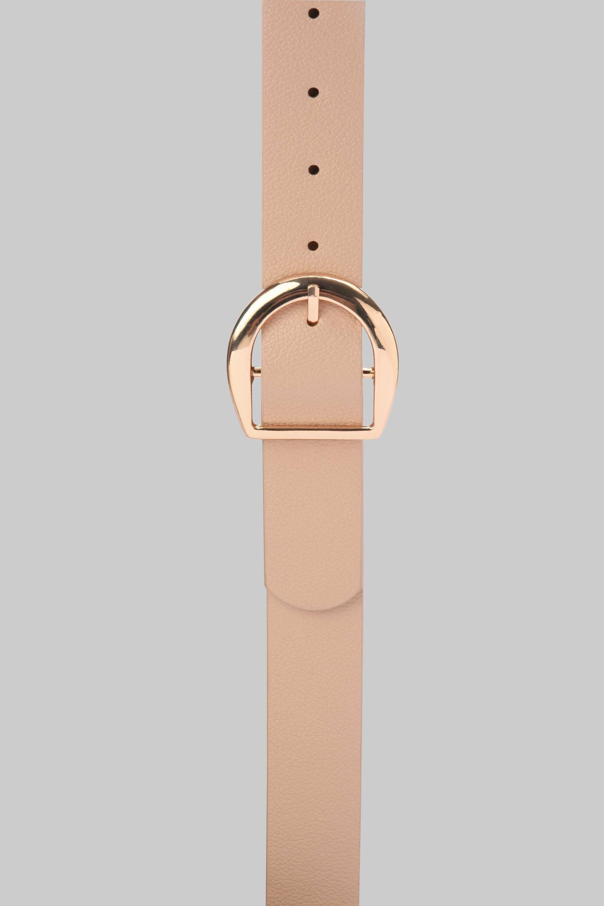 Beige D Buckle Belt belt CZBELT - Cizaro Jeans