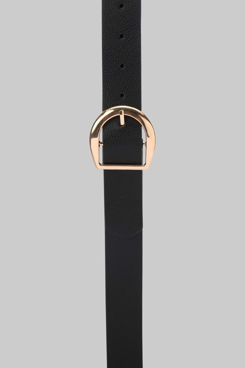 Black D Buckle Belt belt CZBELT - Cizaro Jeans
