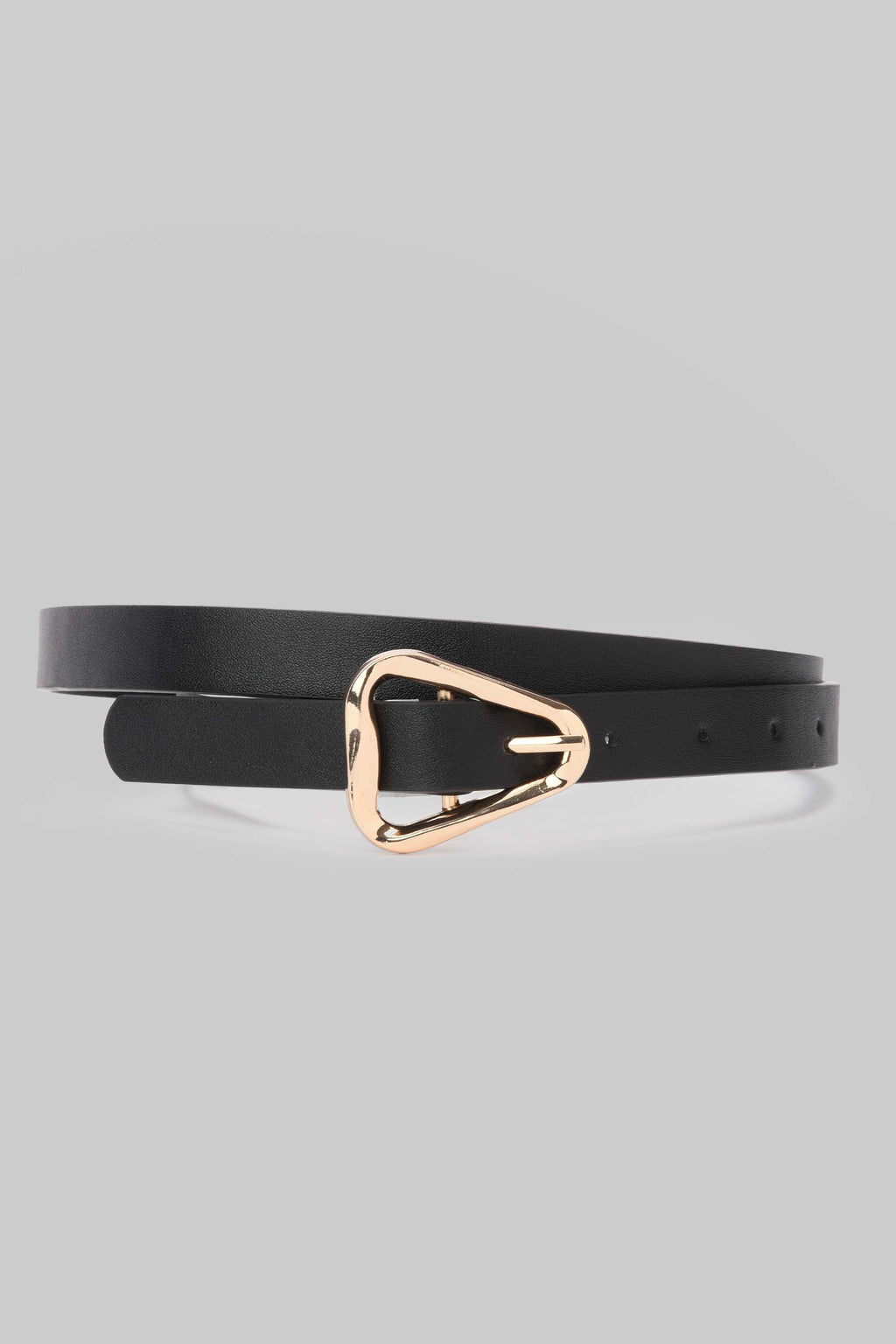 Black Geometric Buckle Belt belt CZBELT - Cizaro Jeans