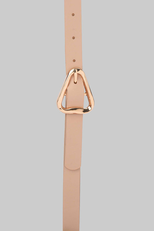 Triangle Buckle Skinny Belt Belt CIZARO - Cizaro Jeans